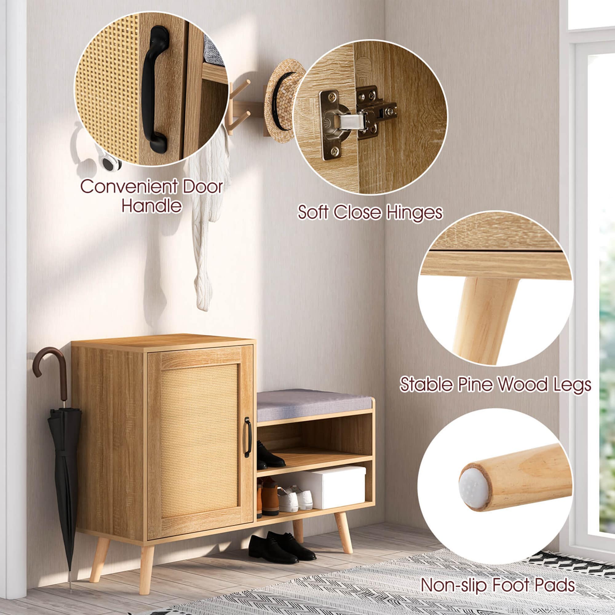 Costway HCST02780 Shoe-Racks - View #4