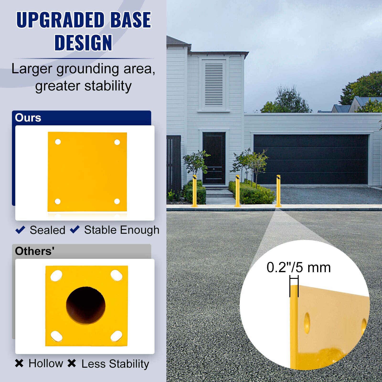 VEVOR SCAQZYCHS42400087V0 Commercial-Bollards - View #6