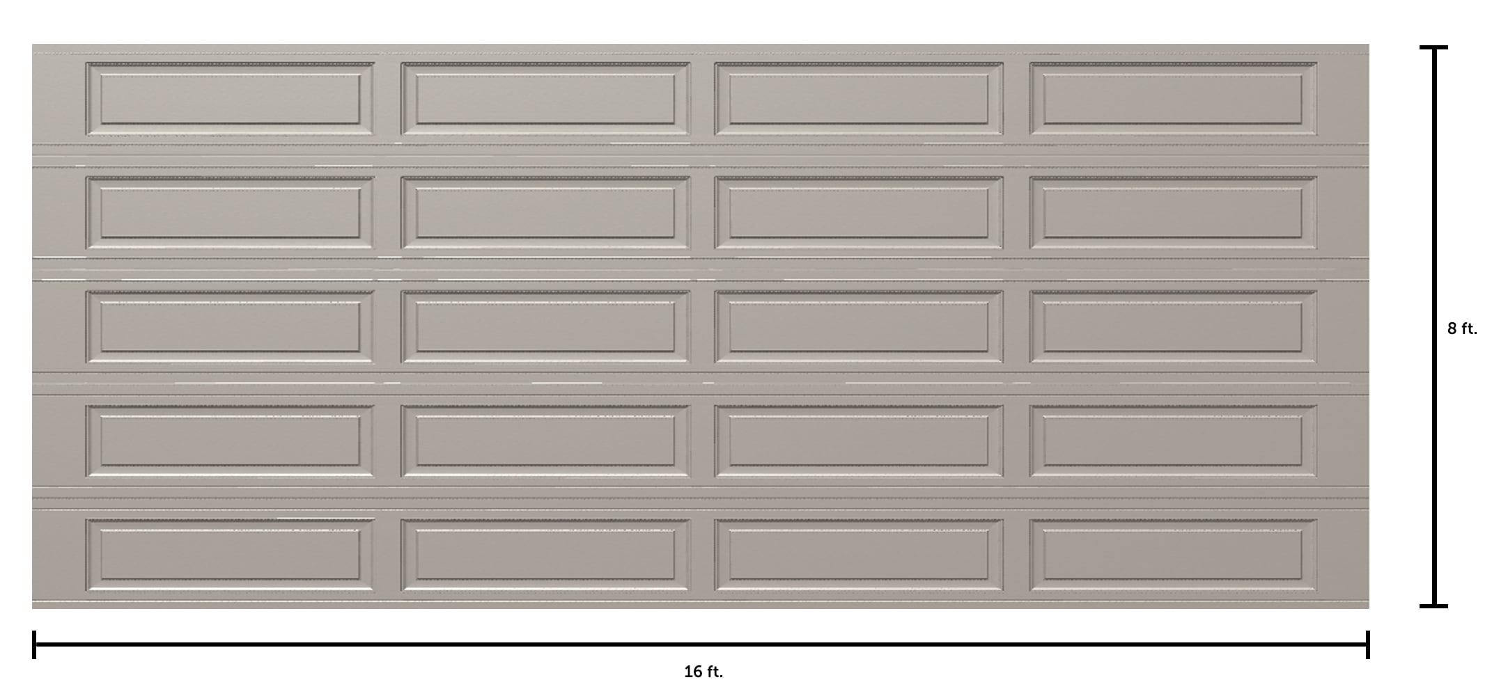 Wayne Dalton WD9605RT168 Garage-Doors - View #2