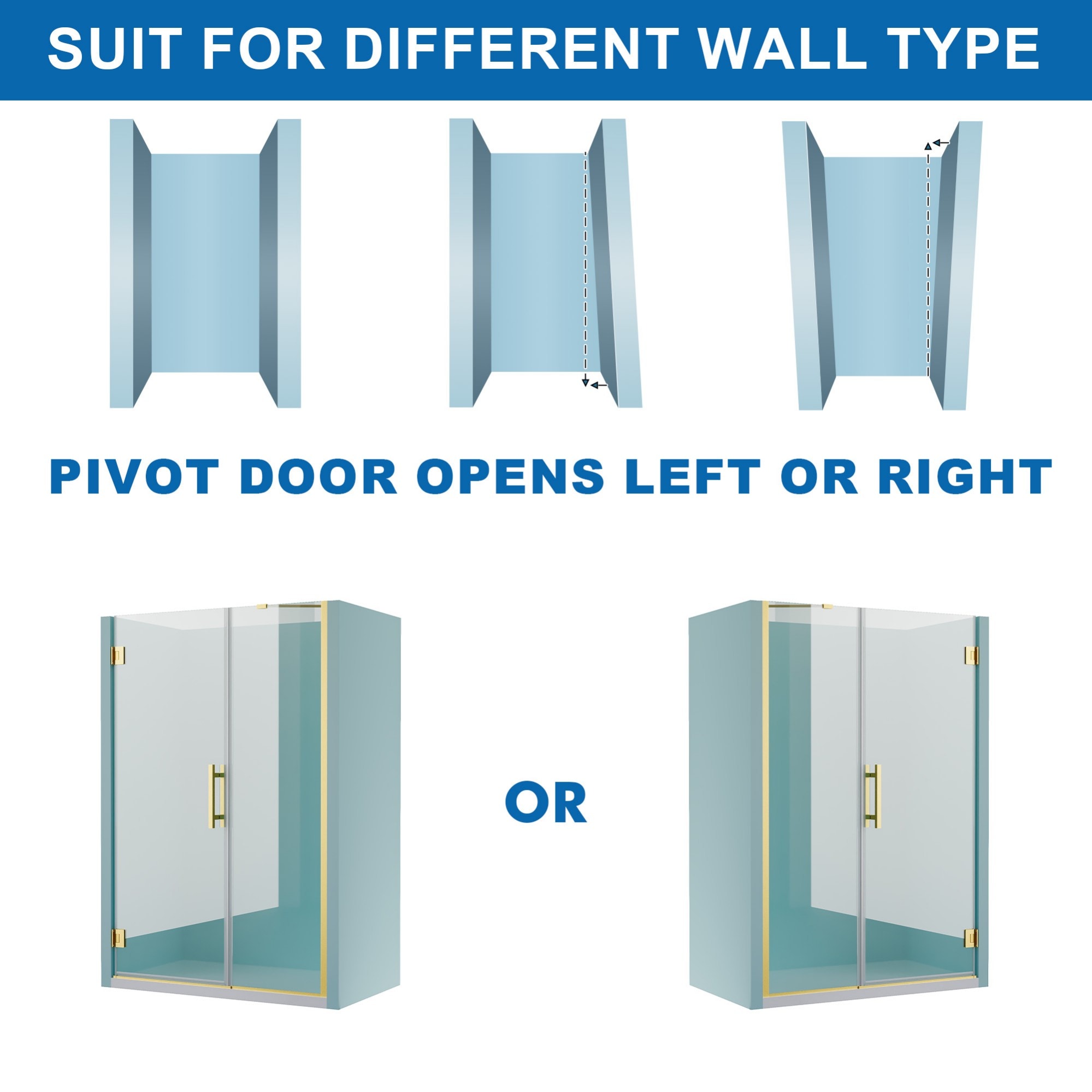 WELLFOR FLEX-29-21BG Shower-Doors - View #4