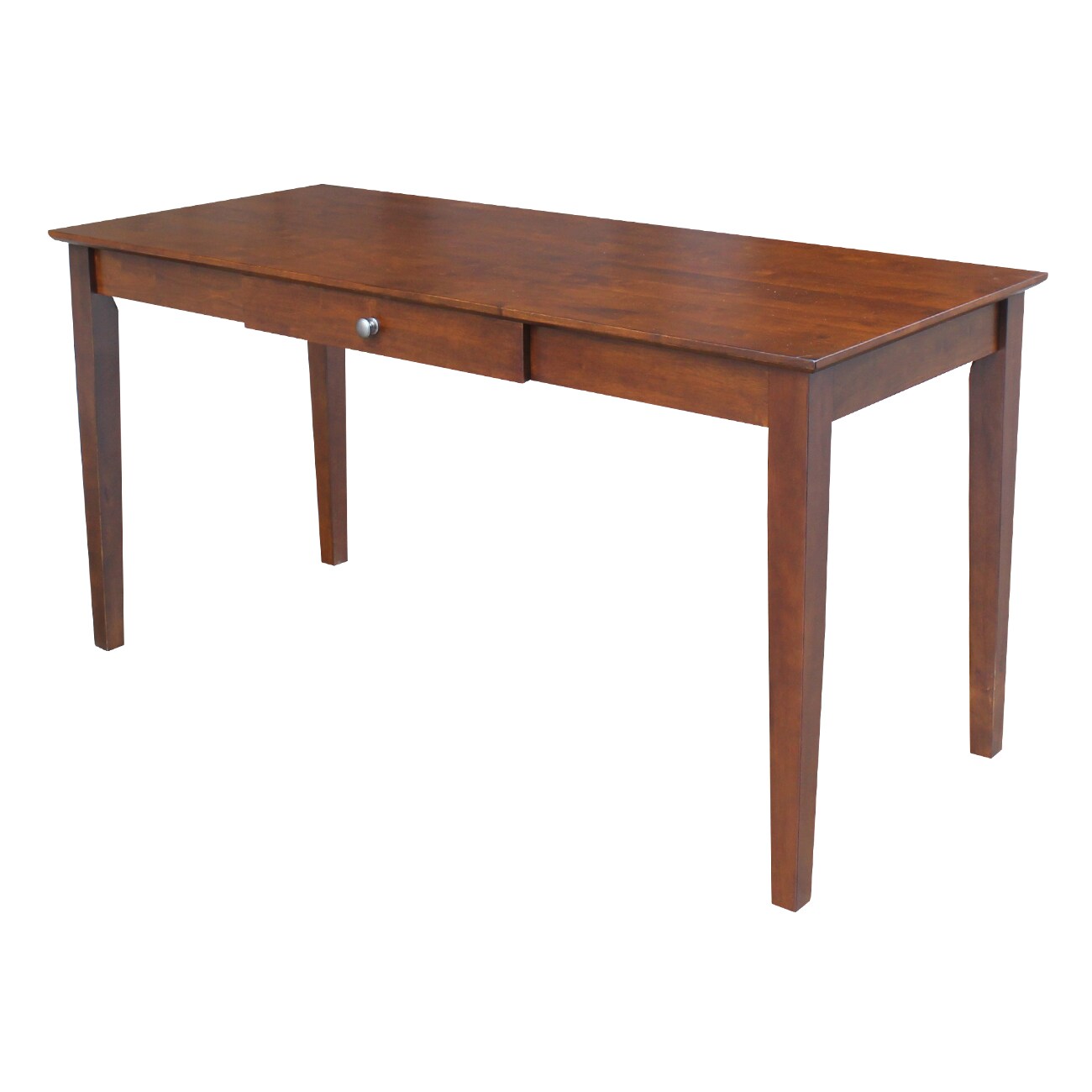 international concepts writing desk with drawer