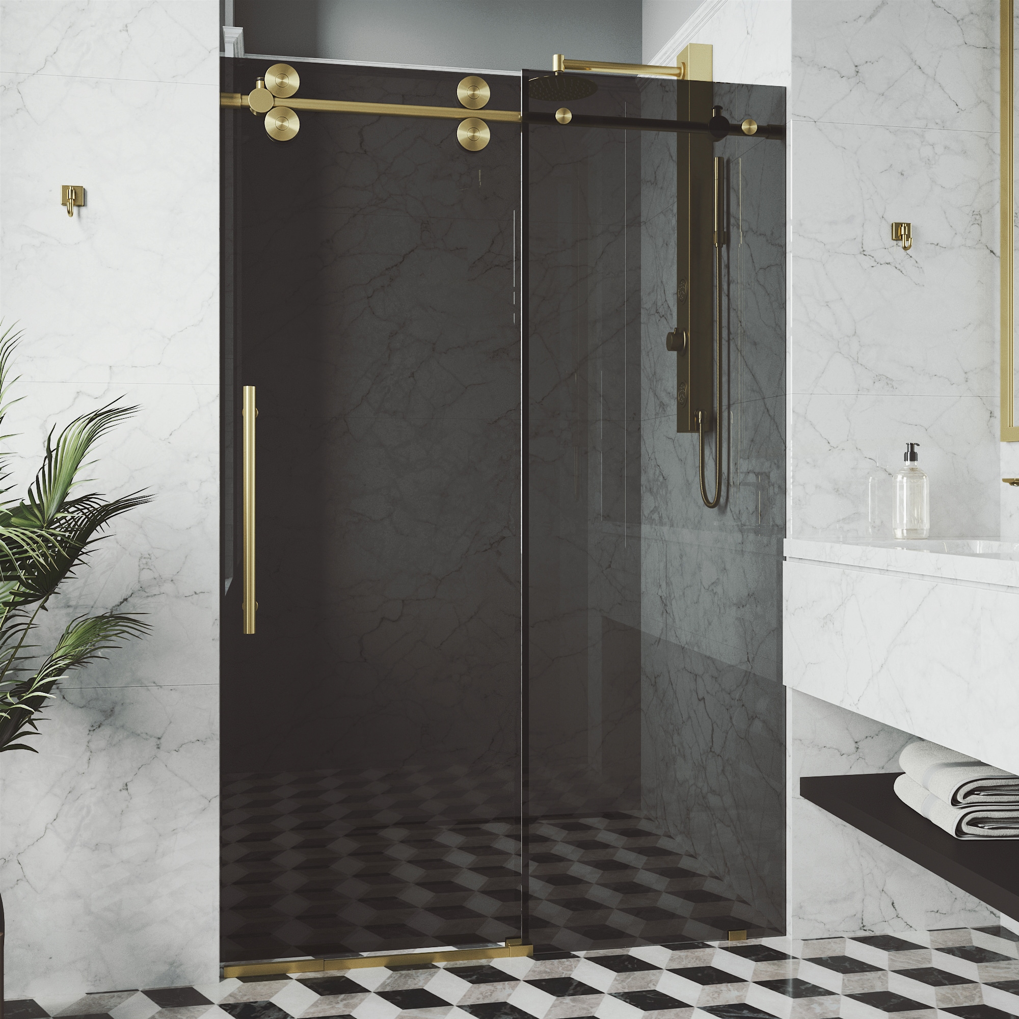 VIGO VG6041MGBLK6074 Shower-Doors - View #6