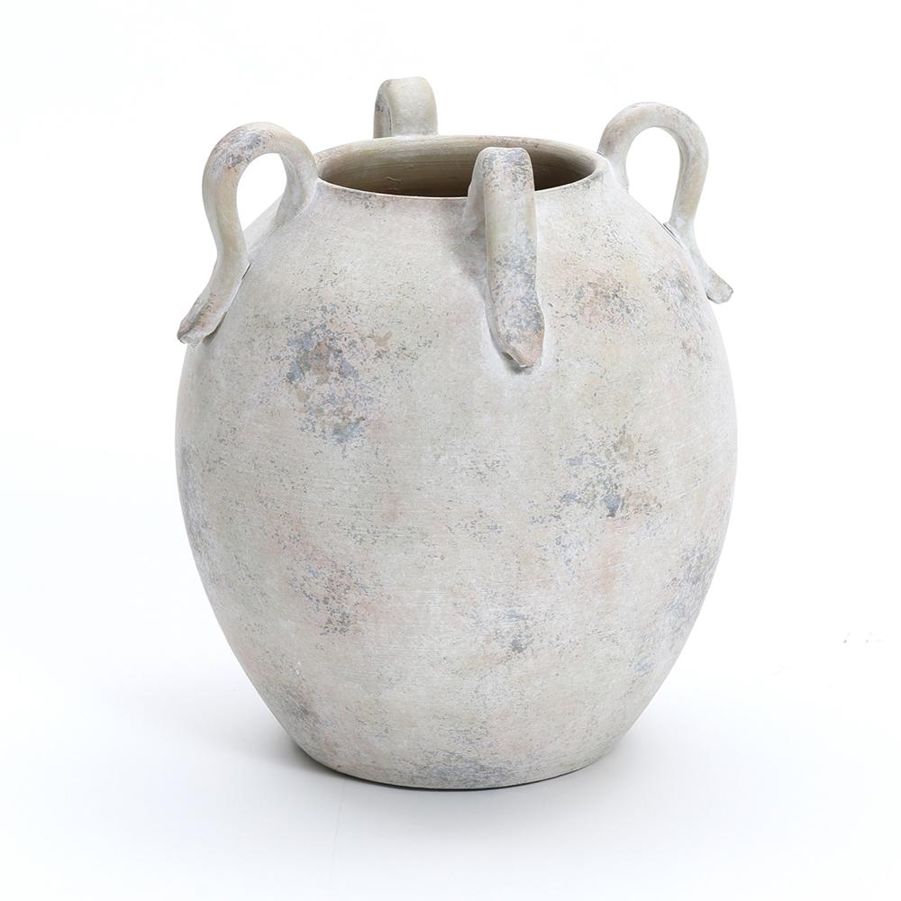 LuxenHome WHD2196 Multiple colors/finishes Clay Modern Vase