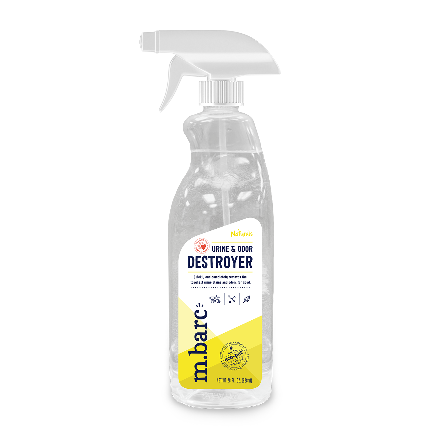 m.barc Naturals MB20UO28 Urine and Odor Destroyer Carpet cleaner Spray 28-oz