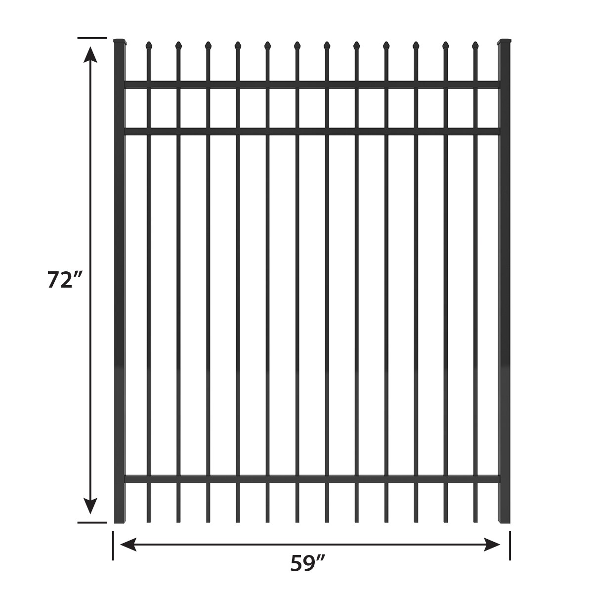 Ironcraft 833683 Fence-Gates - View #3