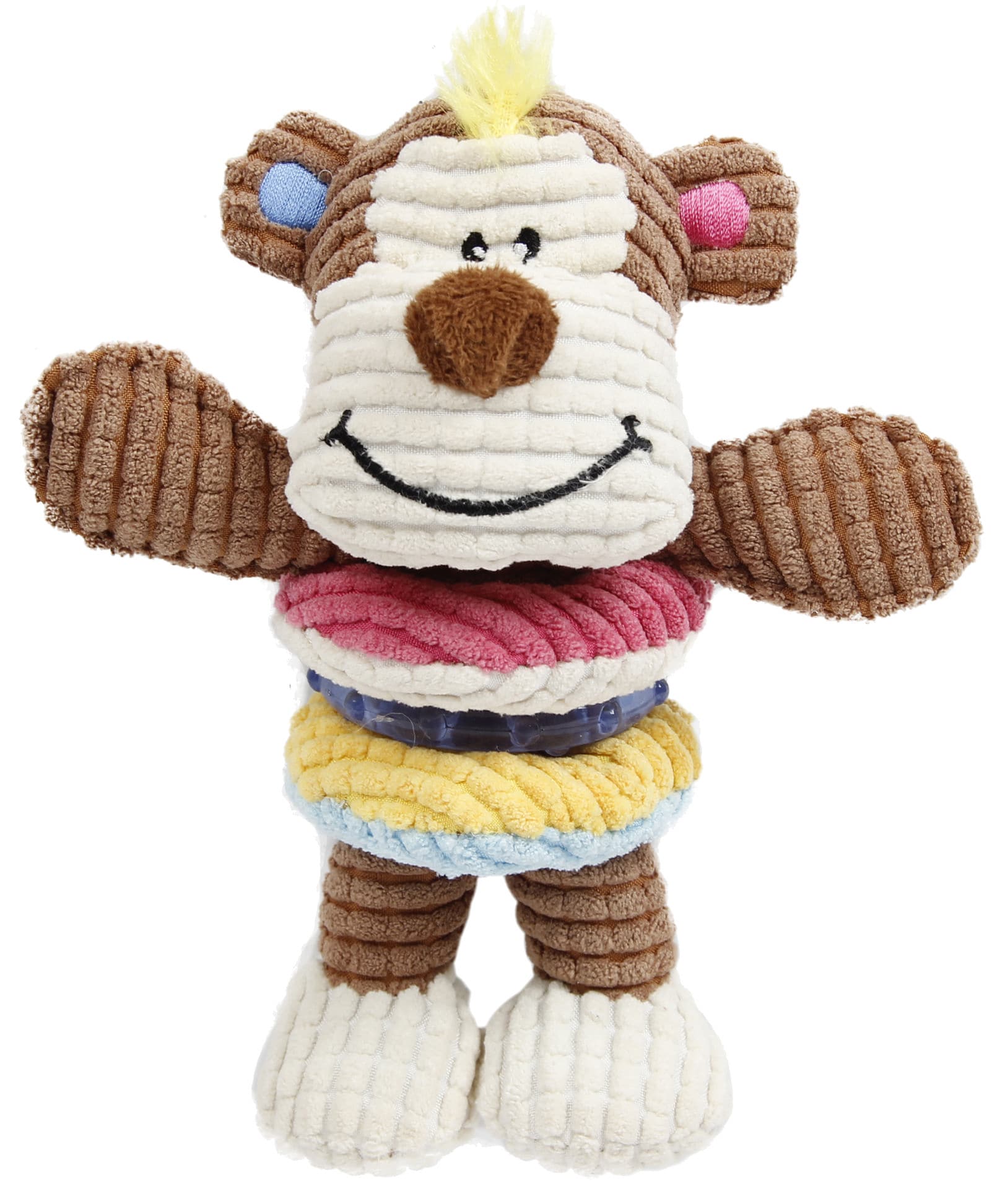 Pet Life DT59PB RubberPolyester Plush Dog/Cat Toy