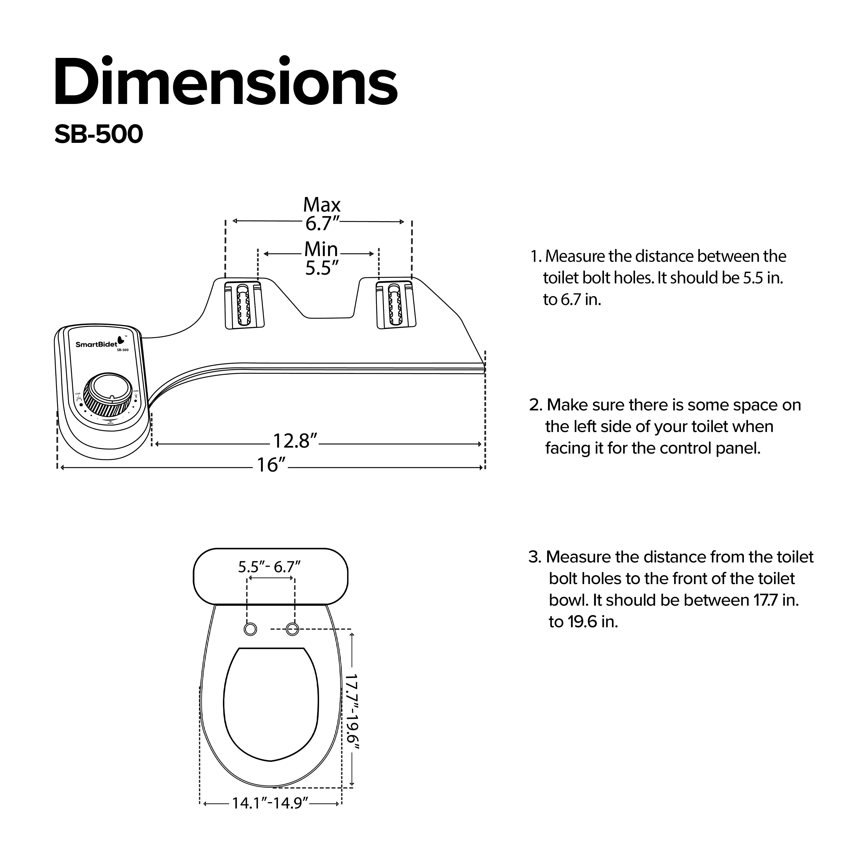 SmartBidet SB-500 Bidet-Attachments - View #9