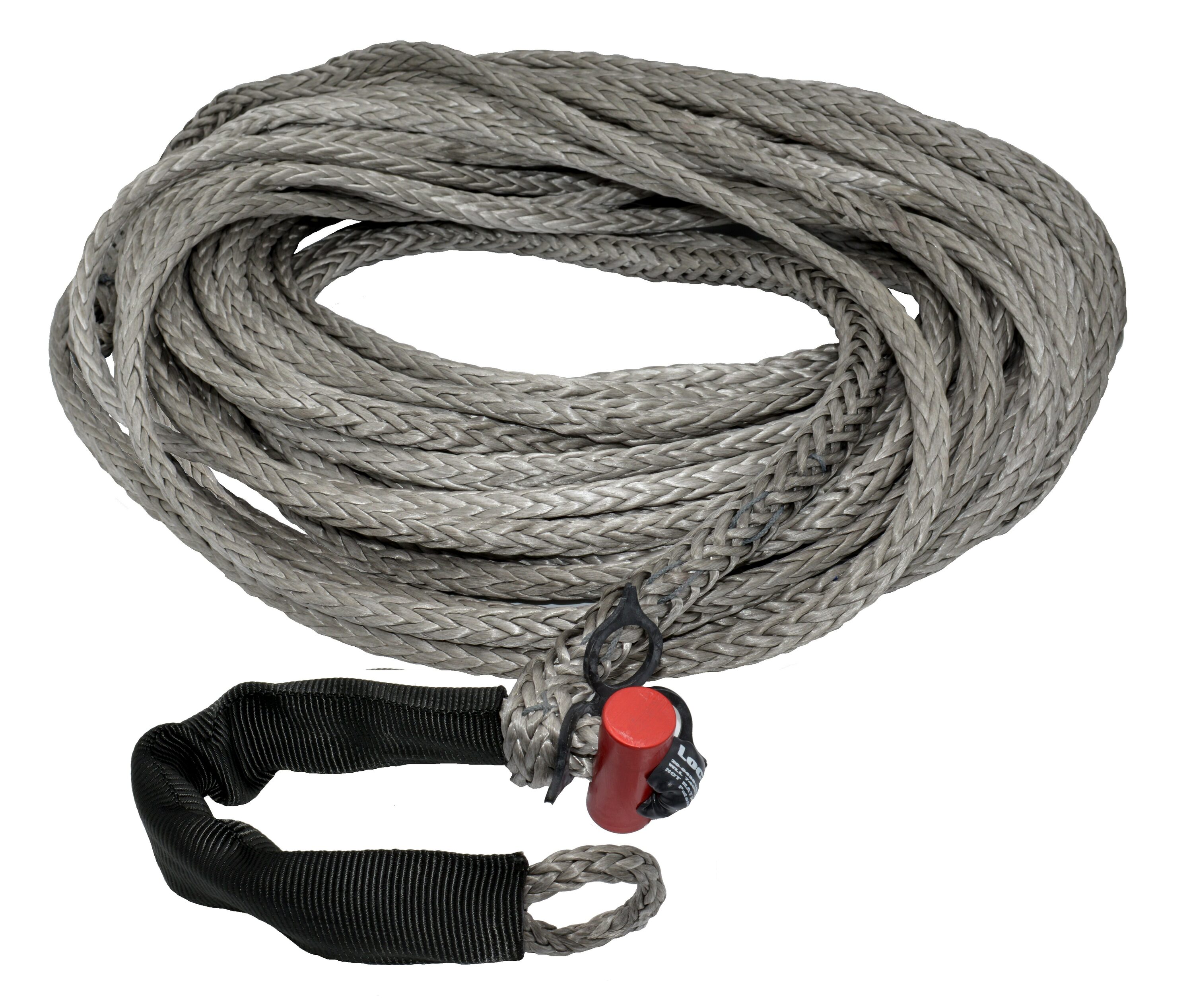 LockJaw Synthetic Winch Rope 7/16-in x 150-ft - 7,400 lb. Safe Working ...