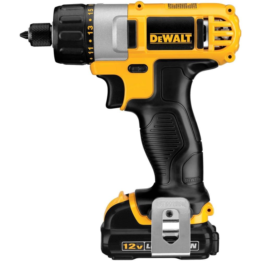 DEWALT 12-volt Max 1/4-in Cordless Screwdriver (2-Batteries Included and  Charger Included) in the Cordless Screwdrivers department at