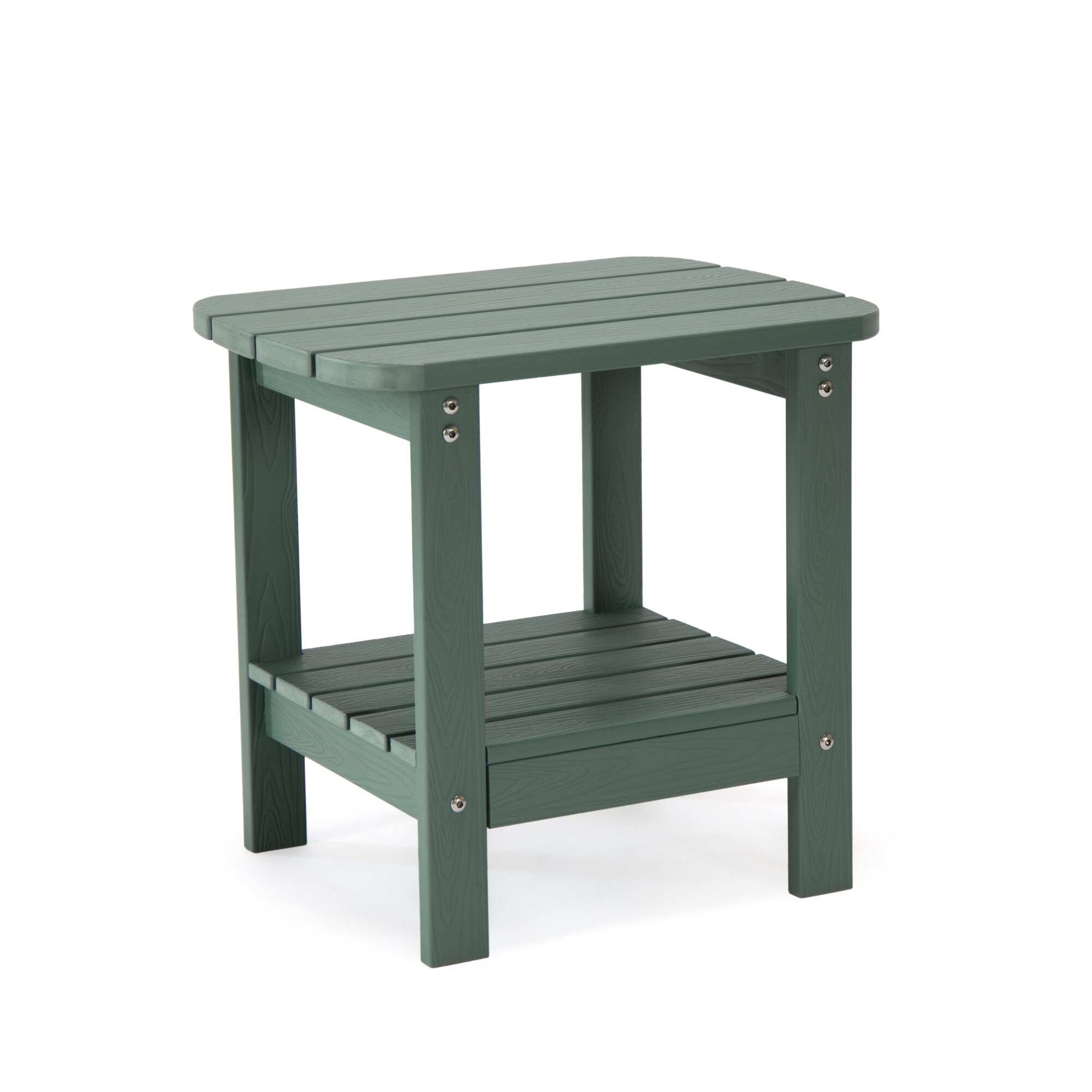 Inspired Home ST510-40GN-LS Keiry Rectangle Outdoor End Table 15-in W x 18.8-in L