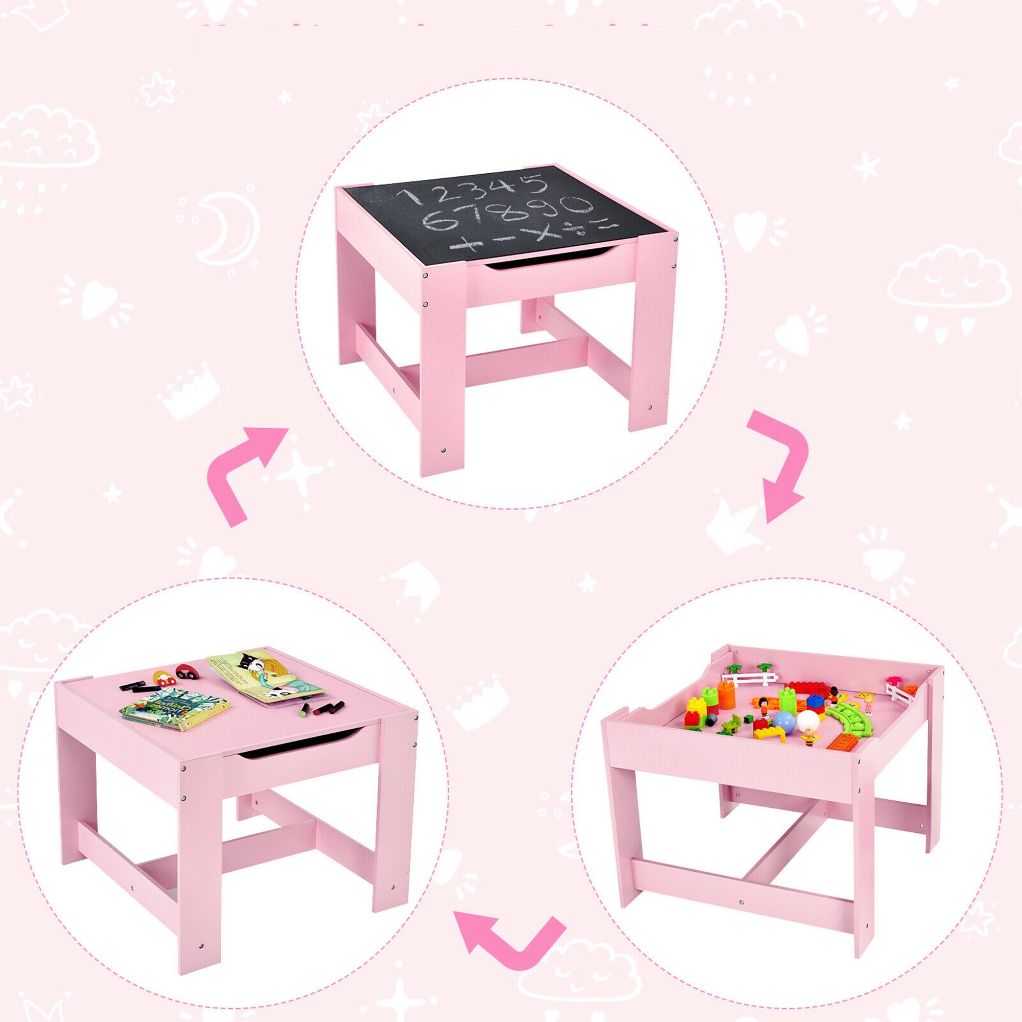 Goplus LWS00363 Kids-Play-Tables - View #5