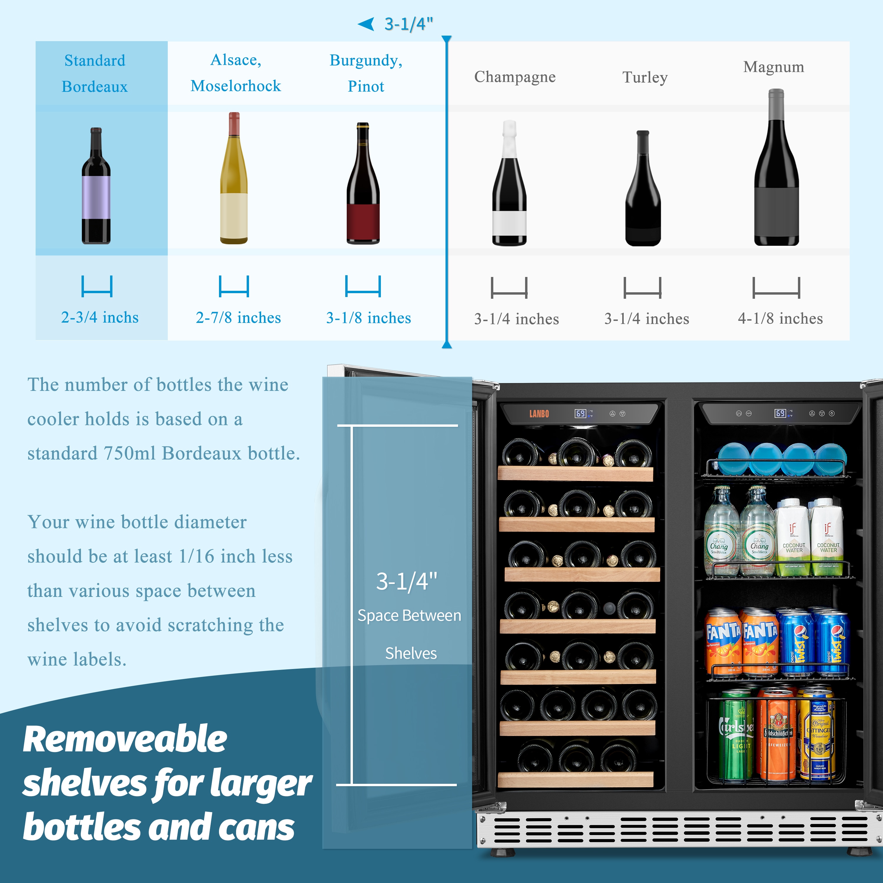 LANBO LB66BAA Wine-Chillers - View #8