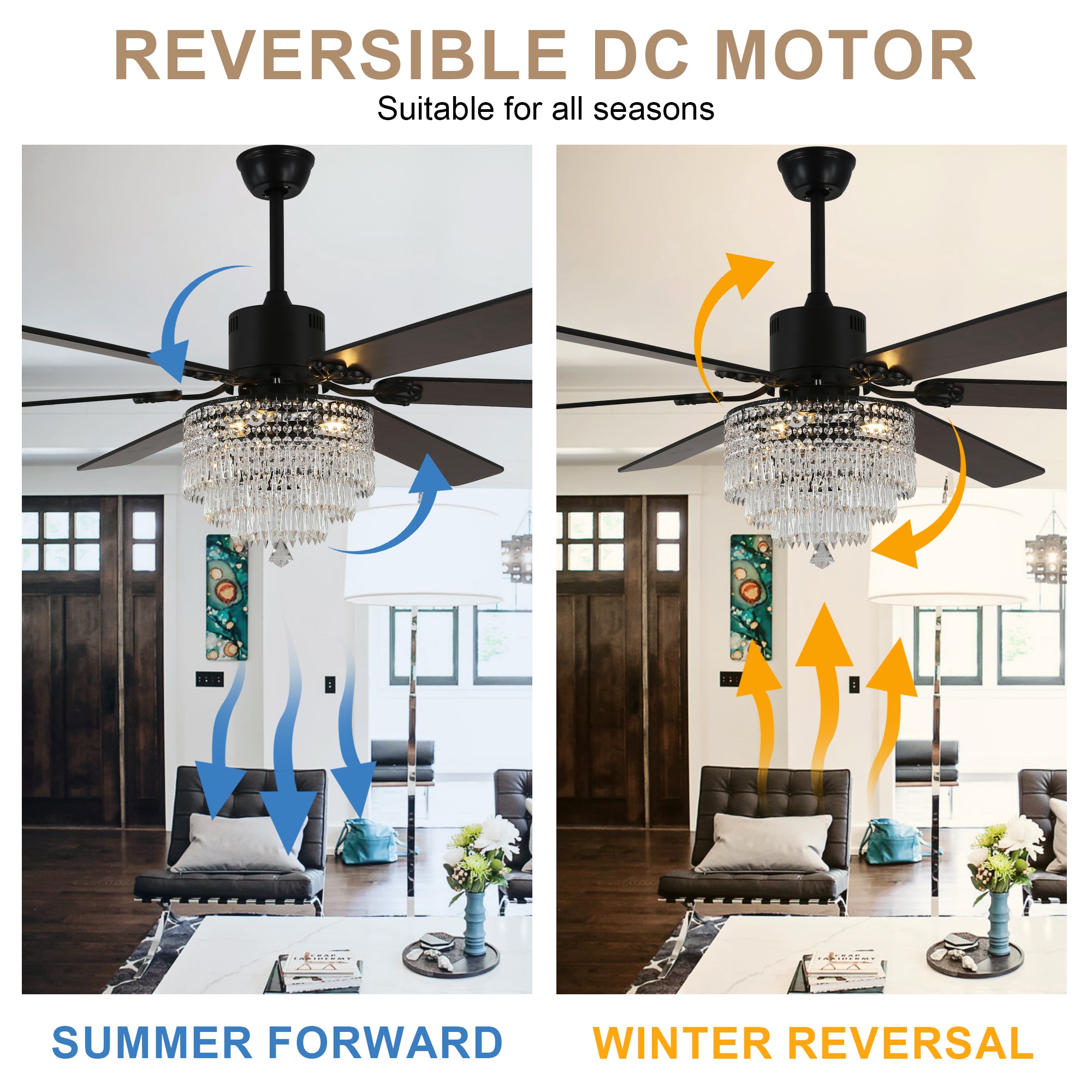 Bella Depot DCFSD6502-B Ceiling-Fans - View #7