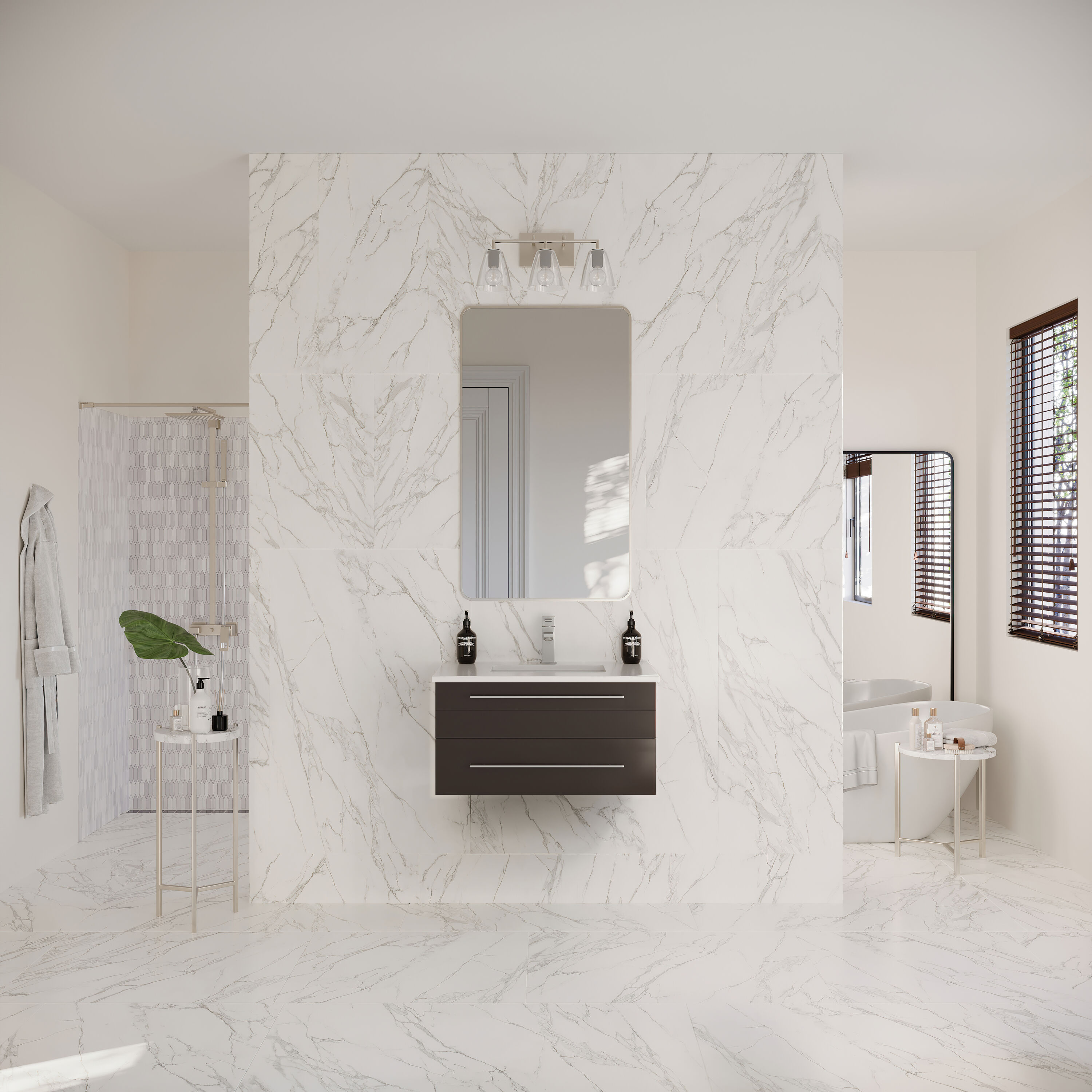 Fresca FCB6130ES-UNS-CWH-U Bath-Vanity-Combo - View #5