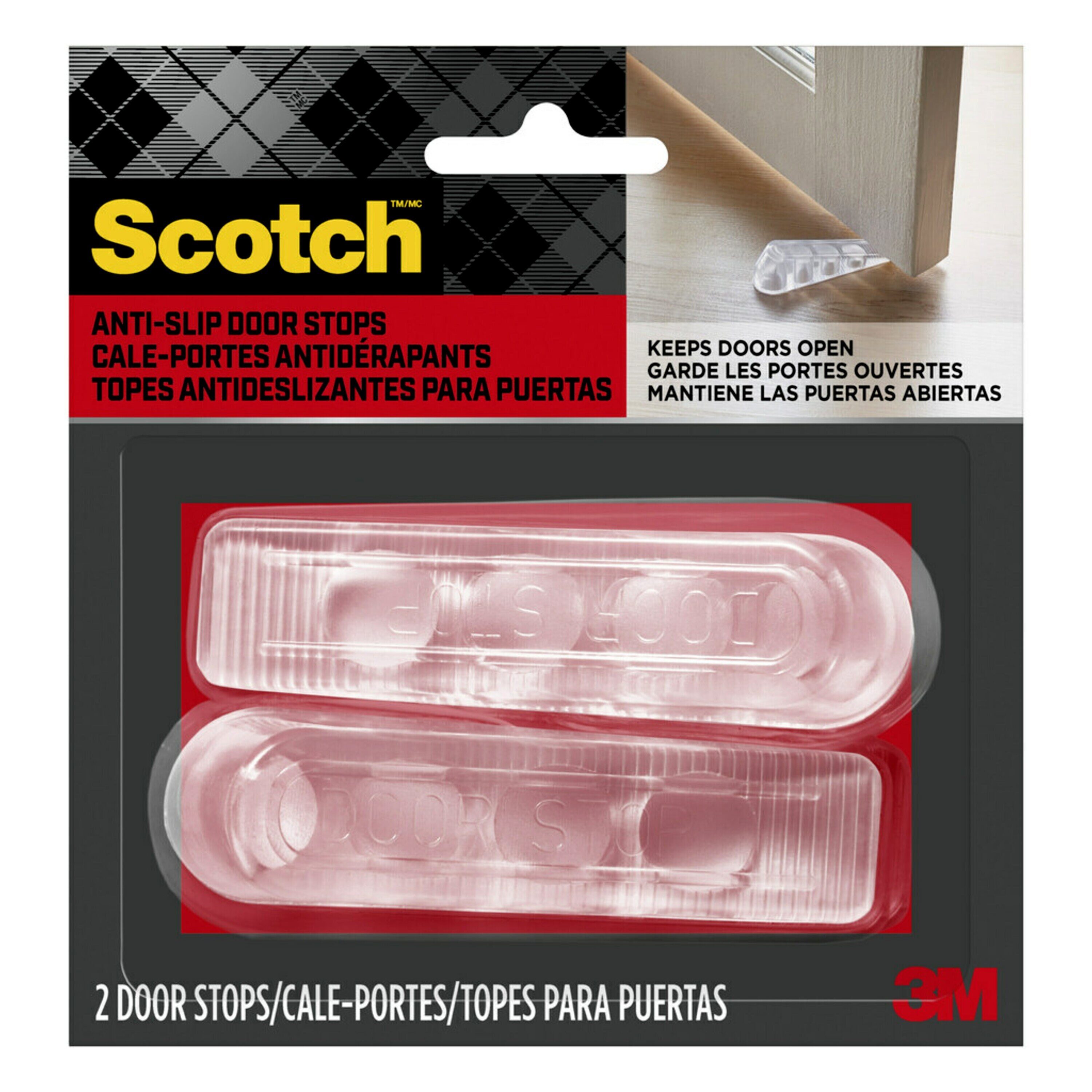 Scotch™ Door Stops SP948-NA, Satin Nickel, Screw-in, 2/pk
