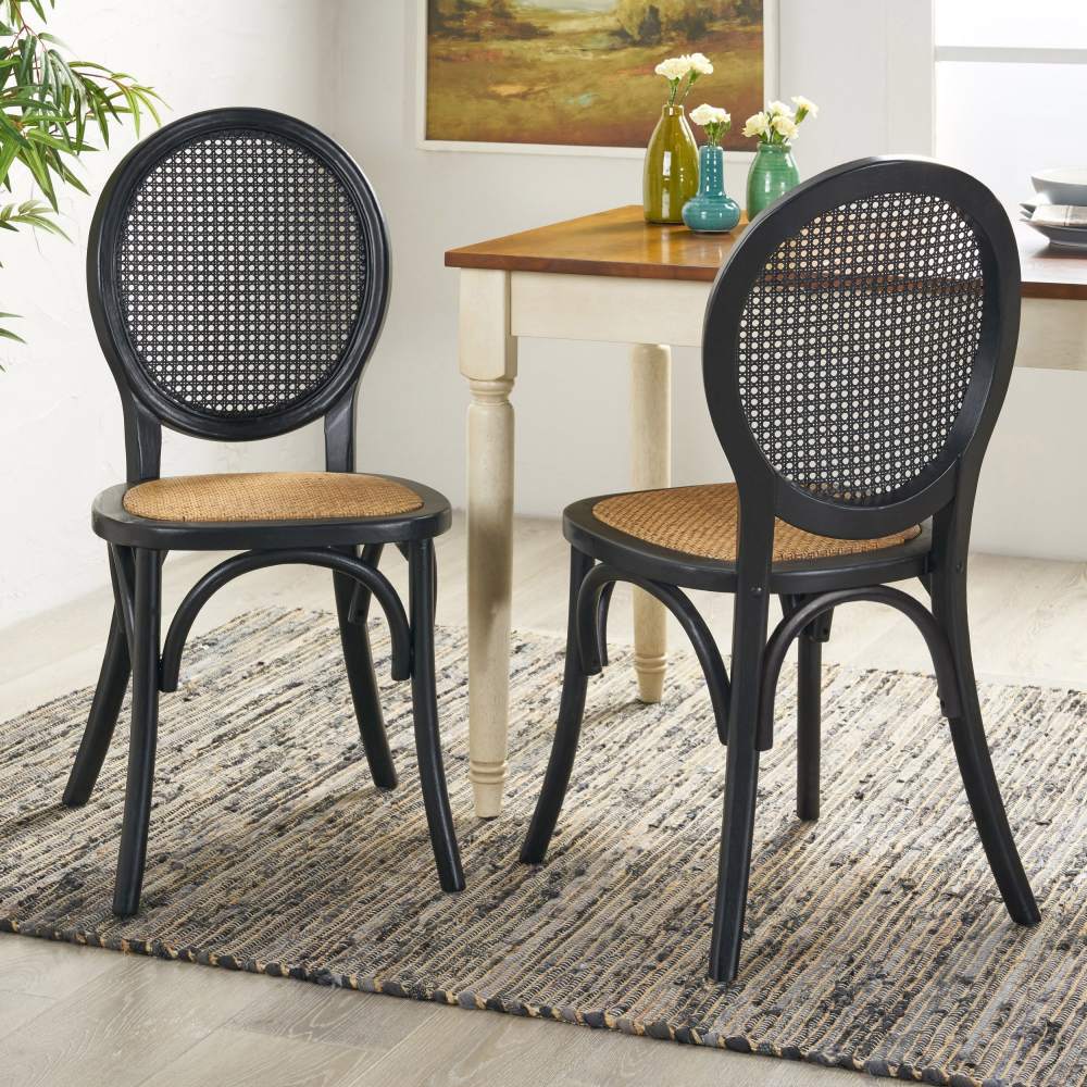 Coolbibila MELODY-DINING-BLACK Dining-Chairs - View #2