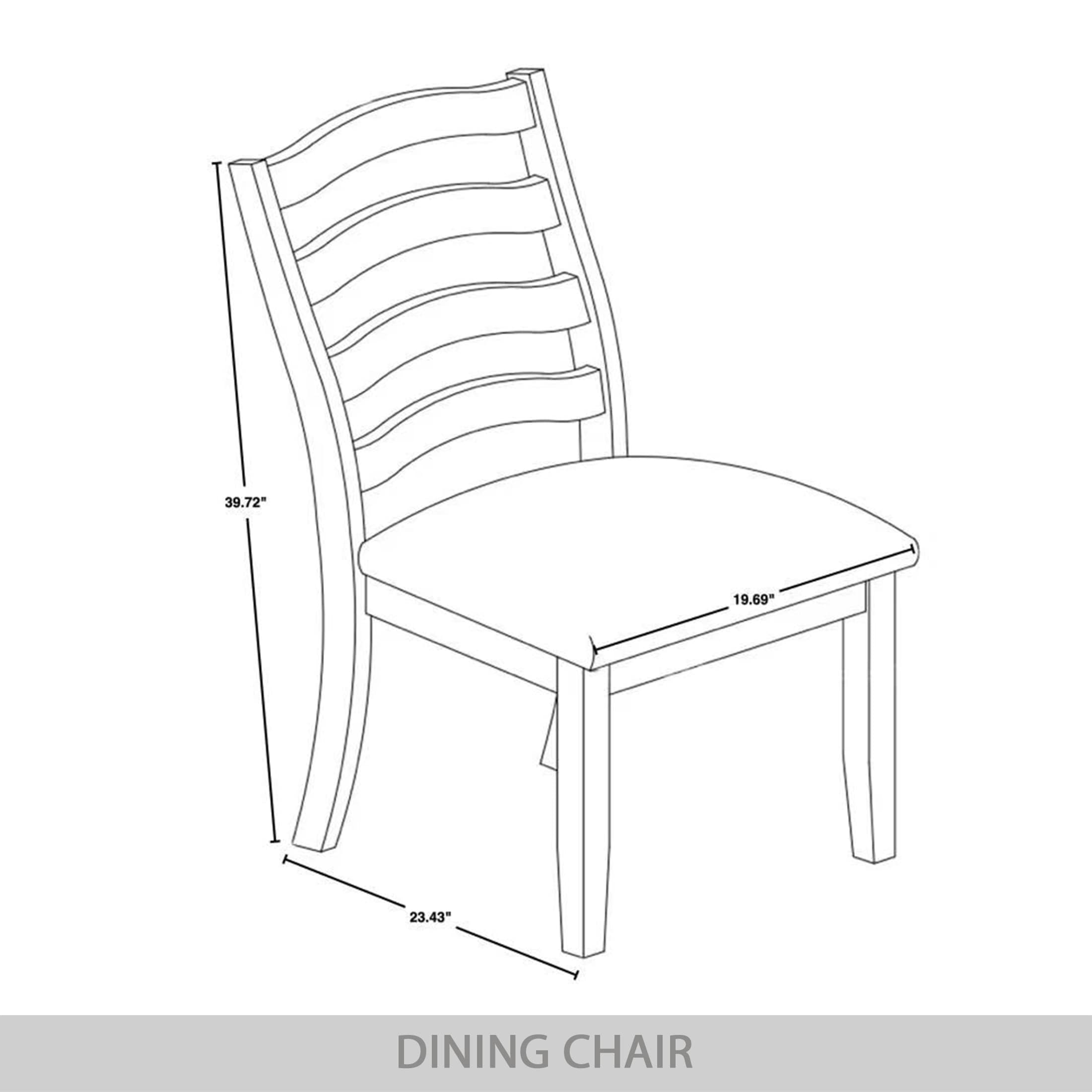 CasePiece C3069US-GY-WD-2X Dining-Chairs - View #9