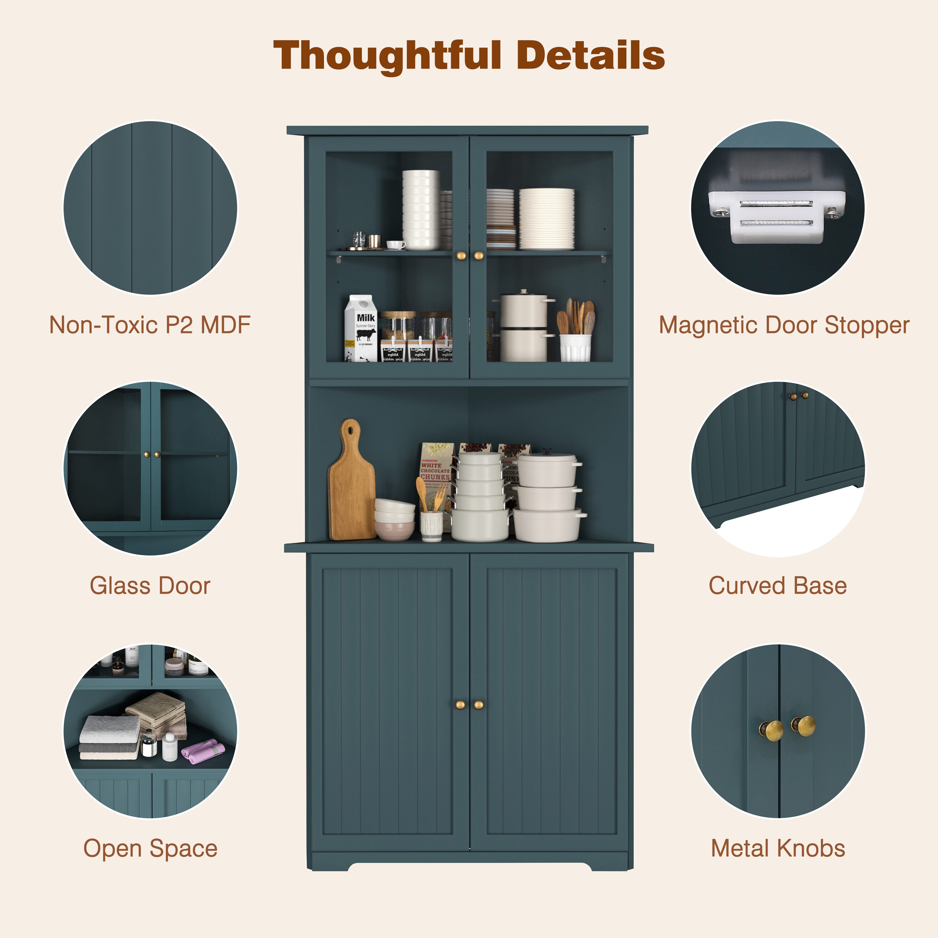 VEIKOUS HP0109-01BU Dining-Kitchen-Storarge - View #6