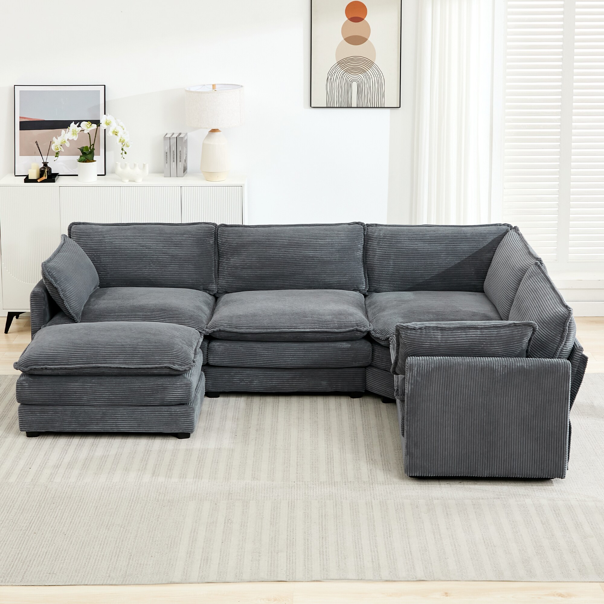 VOUA SAF-XNECW3-BL Sofas-Loveseats - View #2