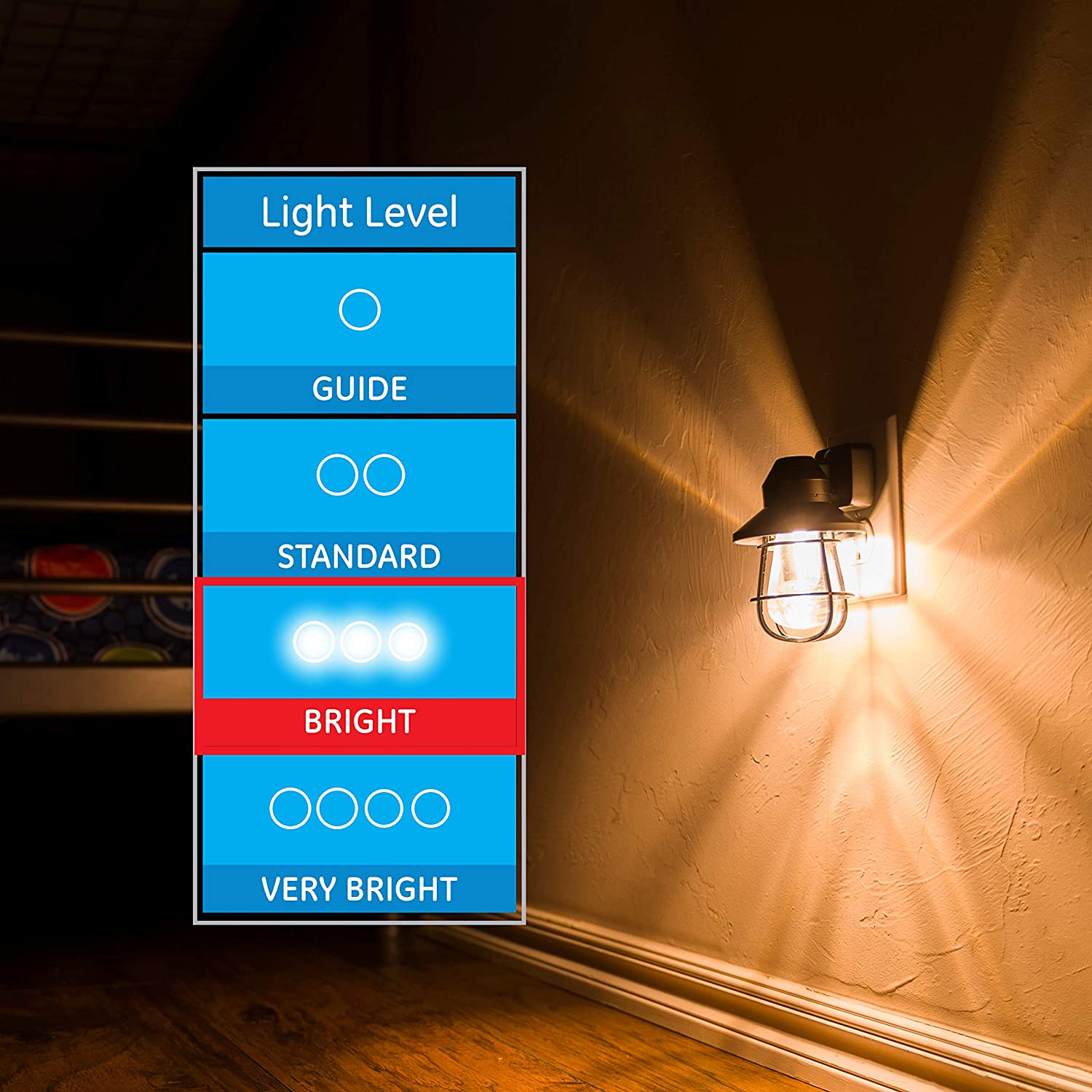 Black Vintage LED Night Light with Dusk to Dawn Sensor, 2 Pack