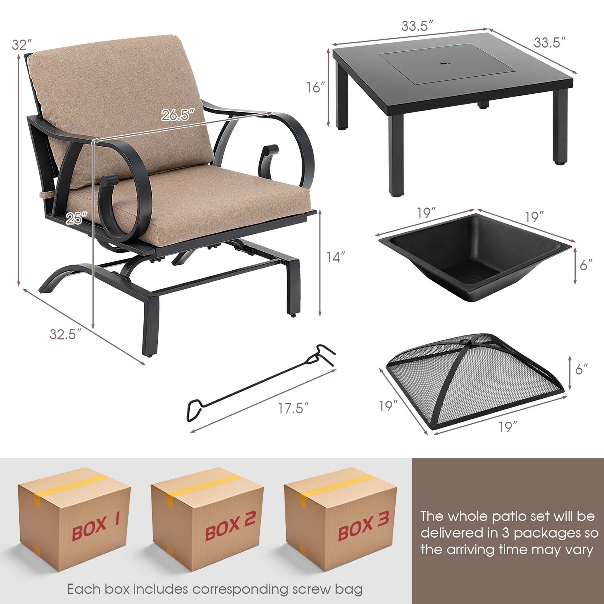 Costway LWS00097 Patio-Chairs - View #2