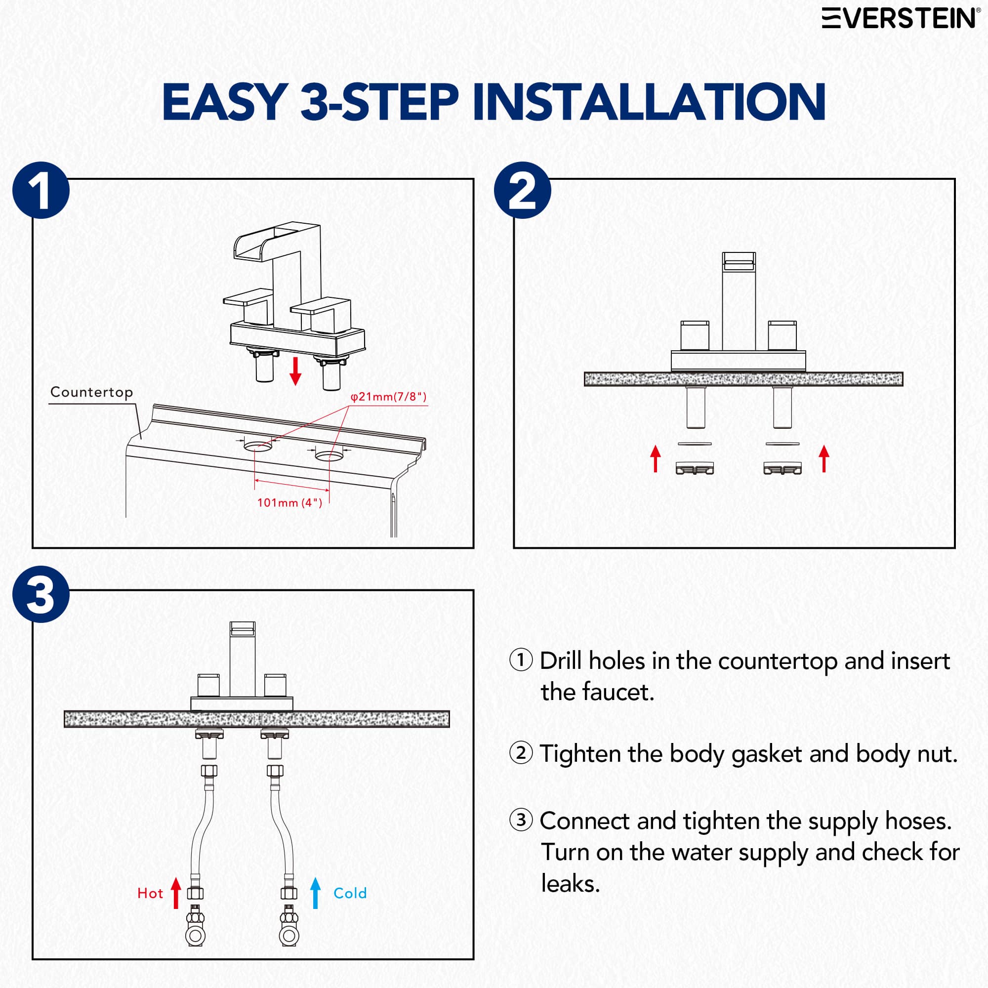 EVERSTEIN SFS-1118-NK Lavatory-Faucets - View #12