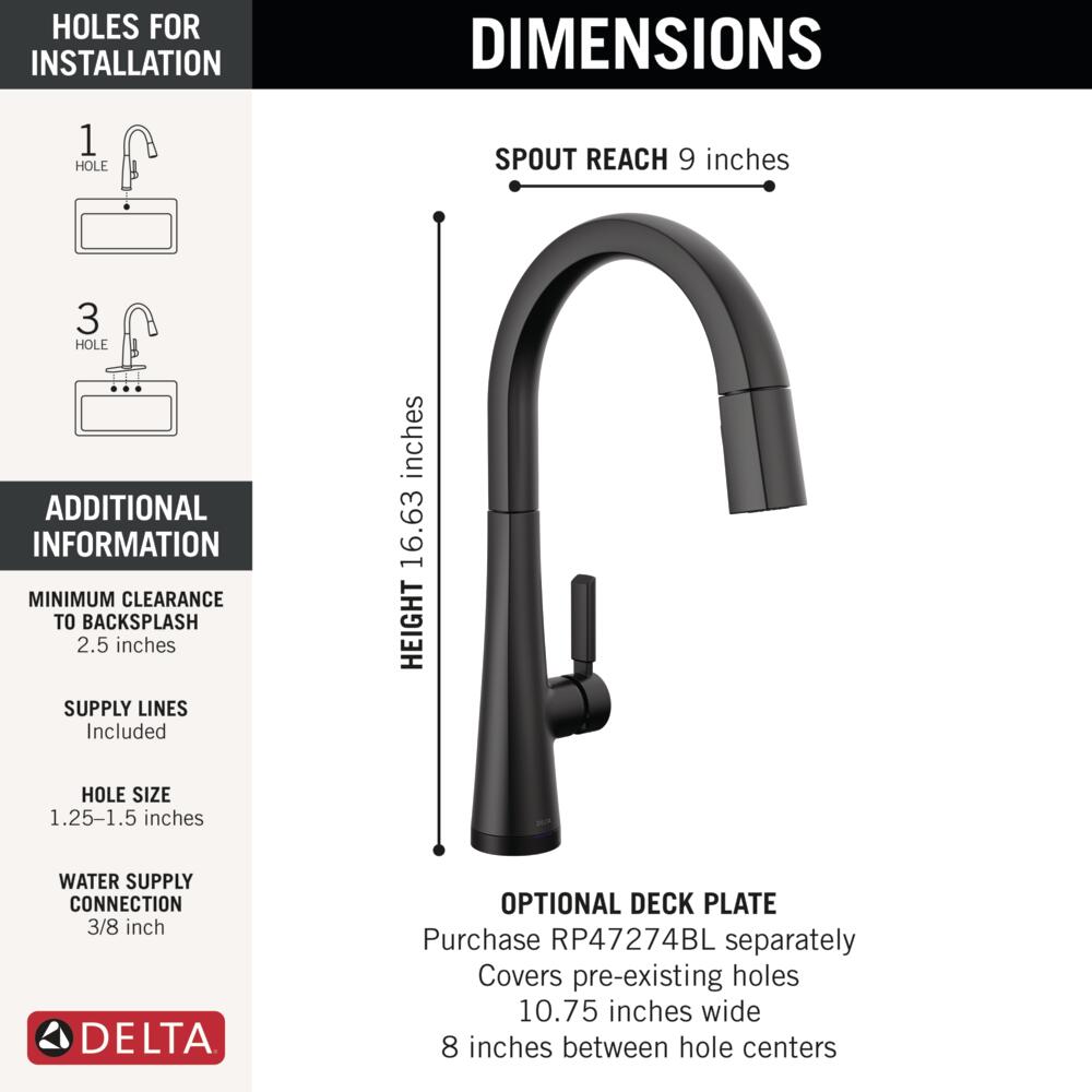 Delta 9191TL-BL-DST Kitchen-Faucets - View #6