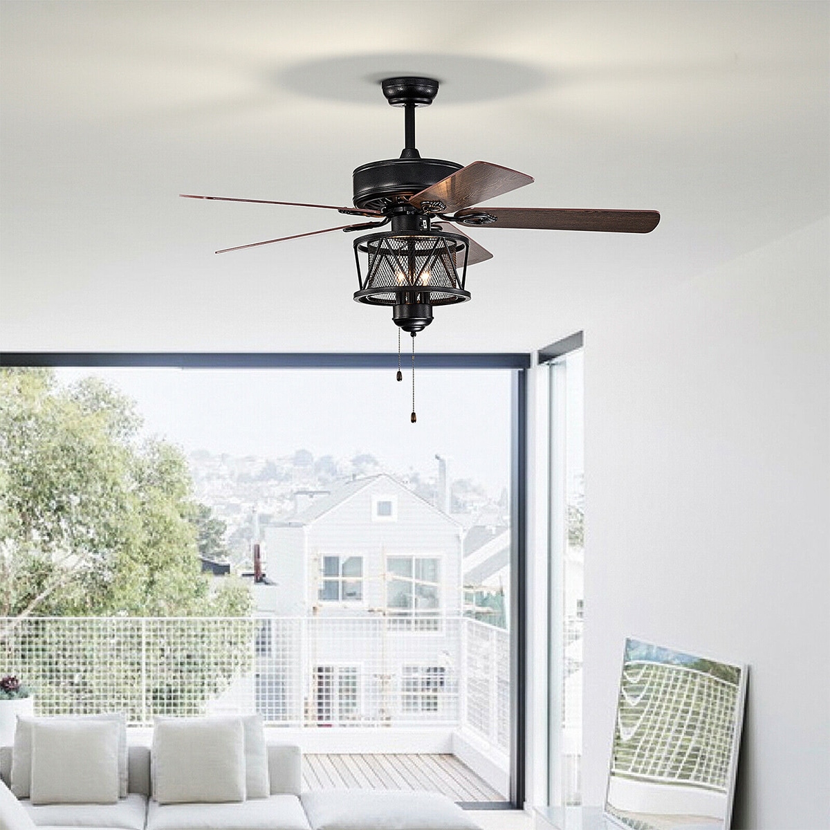 WELLFOR DFJ10054US-BK Ceiling-Fans - View #8