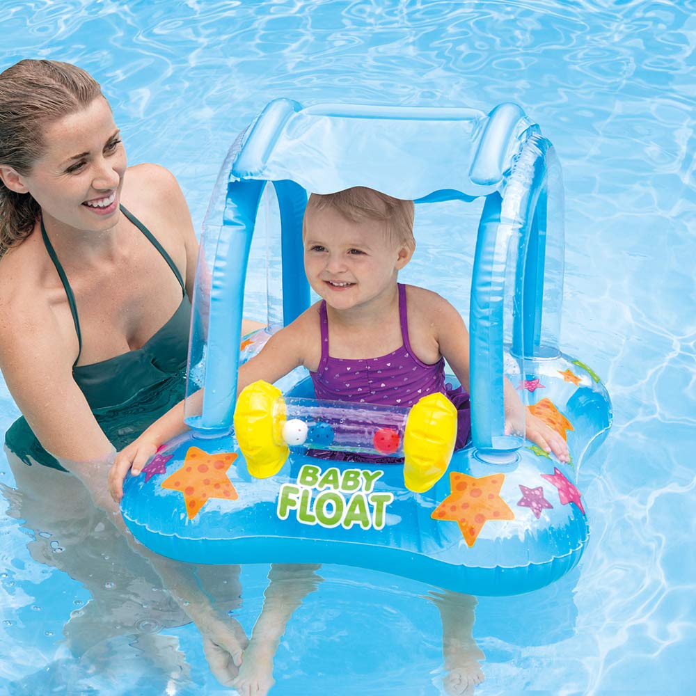 Intex 32-in x 26-in 1-Seat Blue Infant Float 2-Pack at Lowes.com