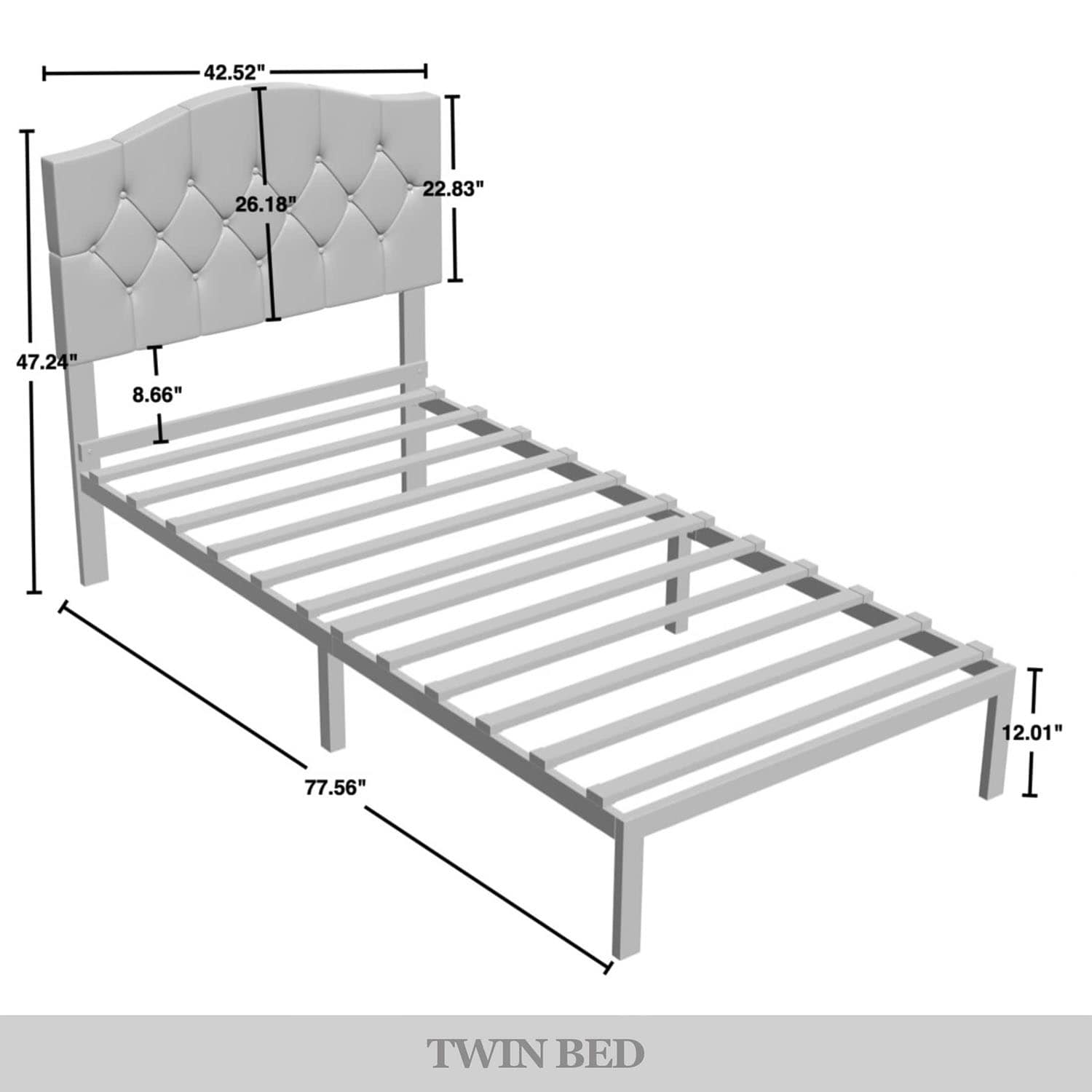 CasePiece C8389TPL-LGY-LN beds - View #7