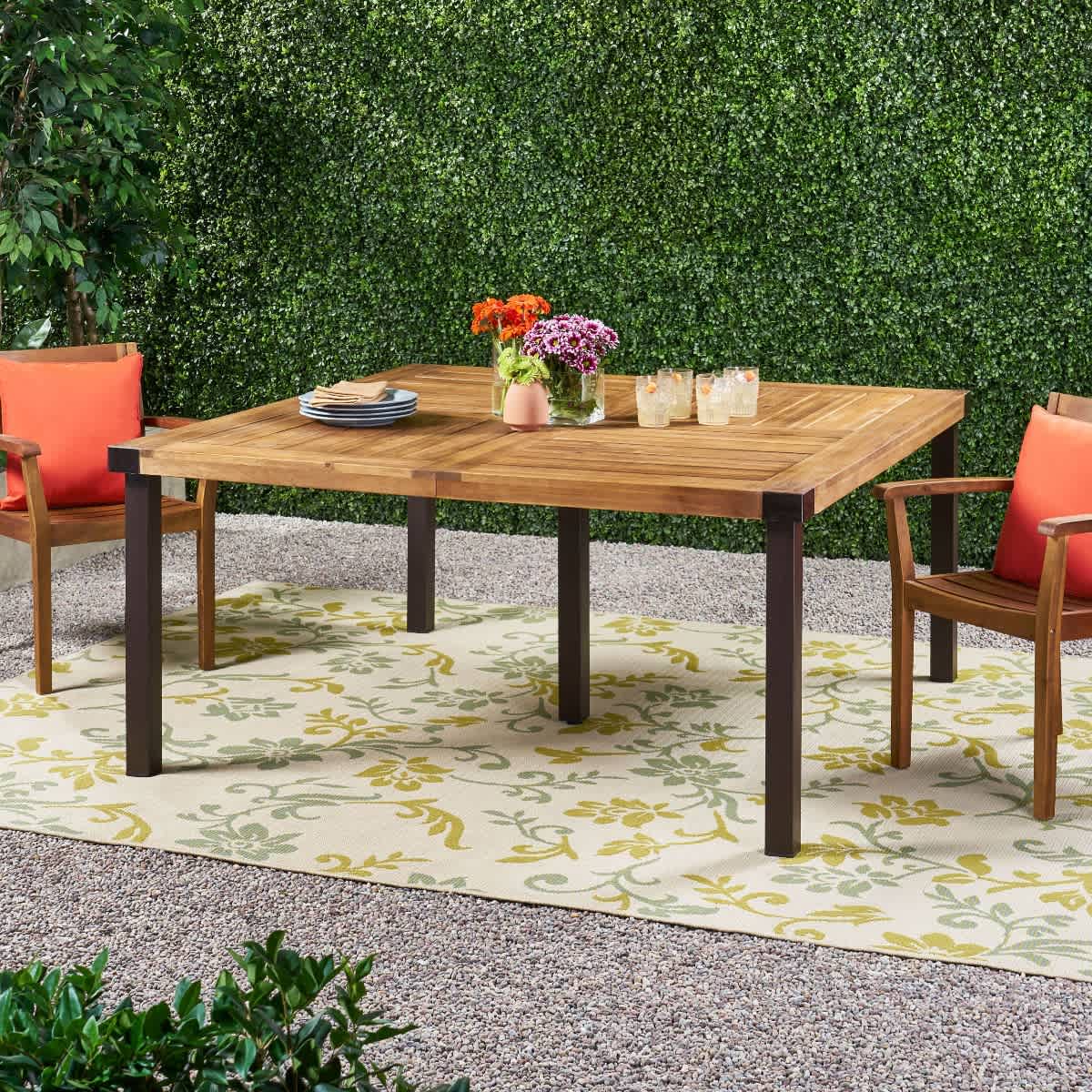 Coolbibila PABLO-PTABLE-TEAK Patio-Tables - View #4