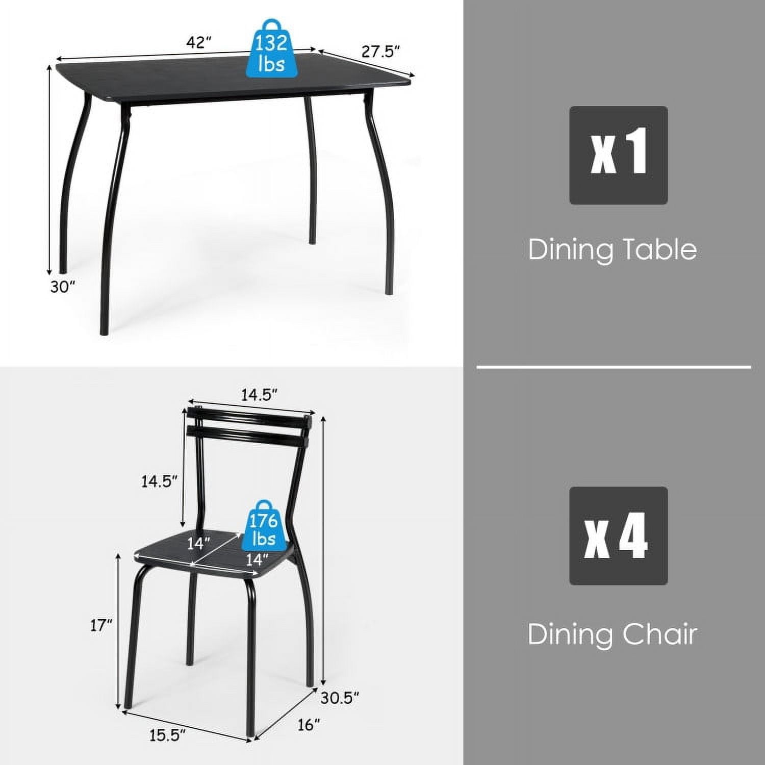 Choco Moon 4751444145098 Patio-Dining-Sets - View #2