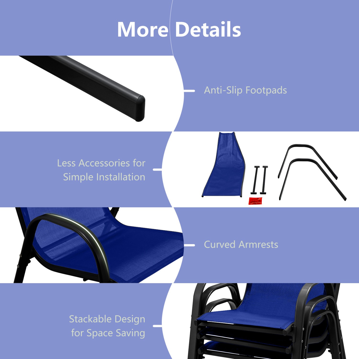 LIVIZA TDS12997NY2 Patio-Chairs - View #7
