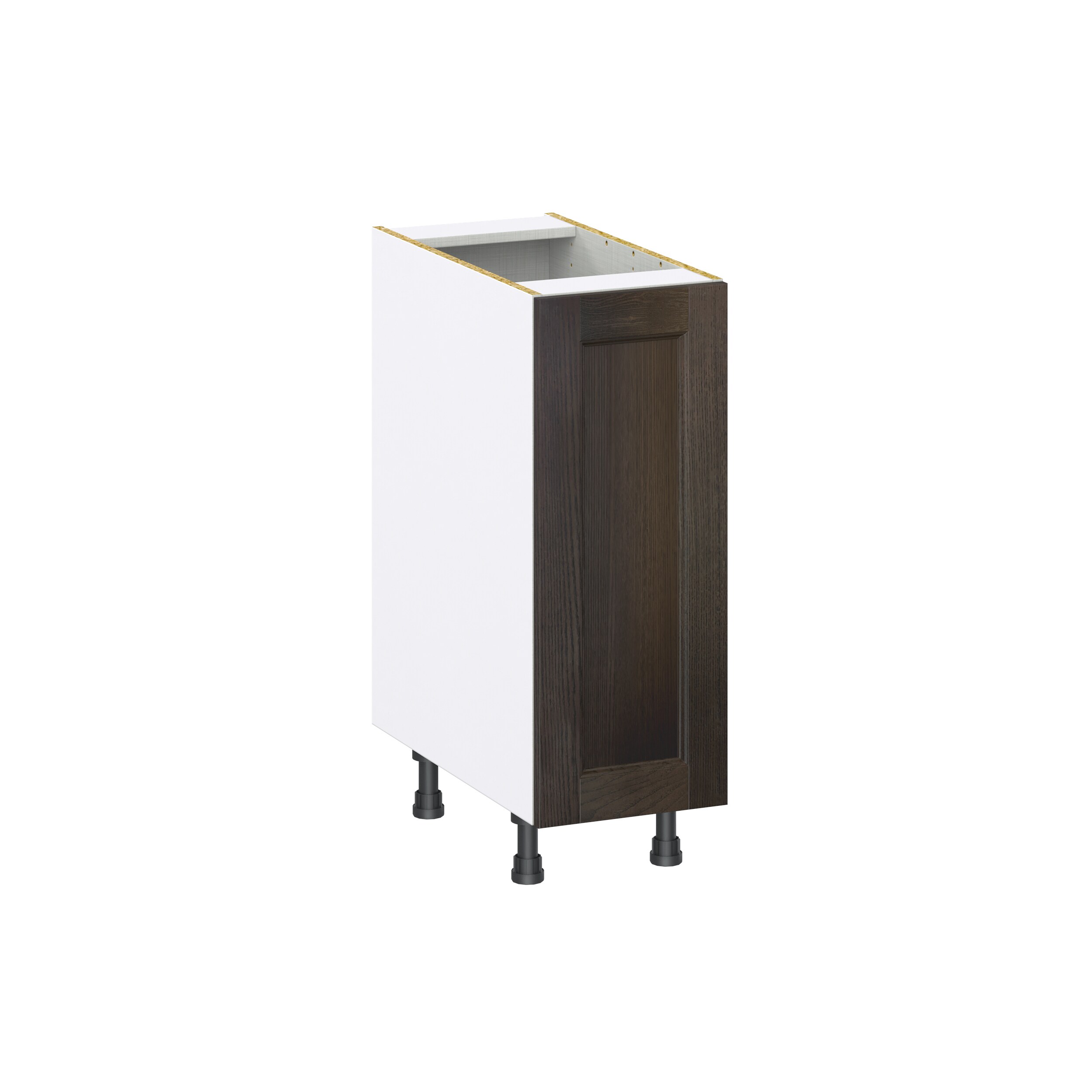 Hugo&Borg DSB12FH(L/R)-MO Montclaire 12-in W x 34.5-in H x 24-in D Wood Base Fully assembled Cabinet (Recessed Panel Shaker)