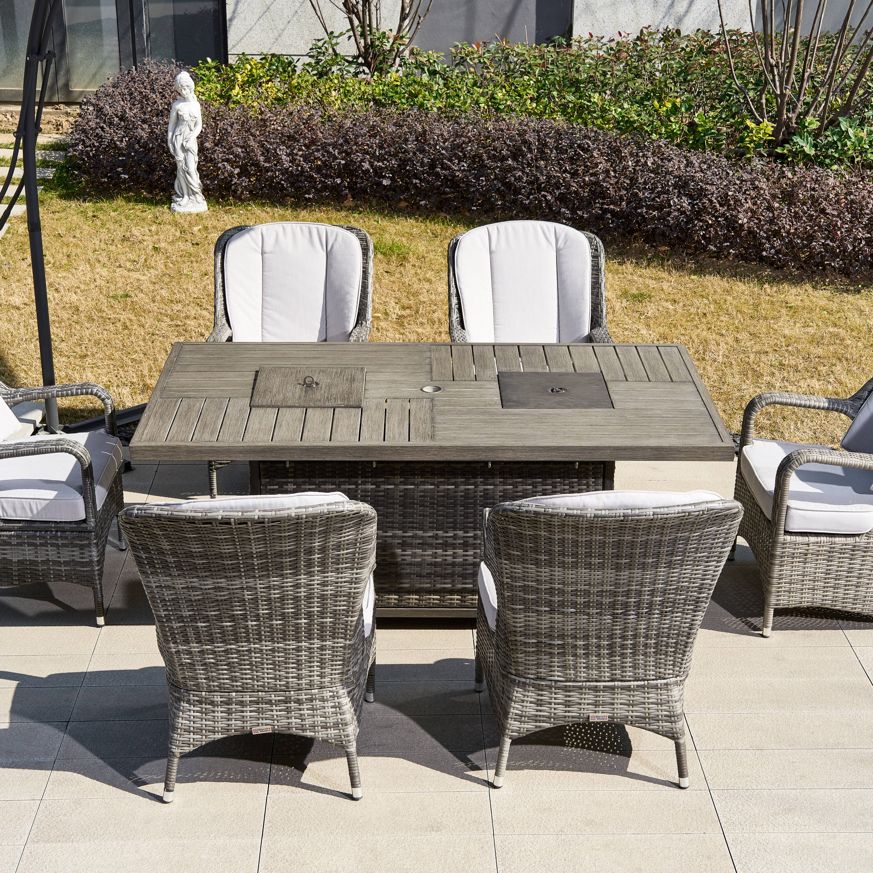 Direct Wicker DWG-1106FI-GR Patio-Dining-Sets - View #5