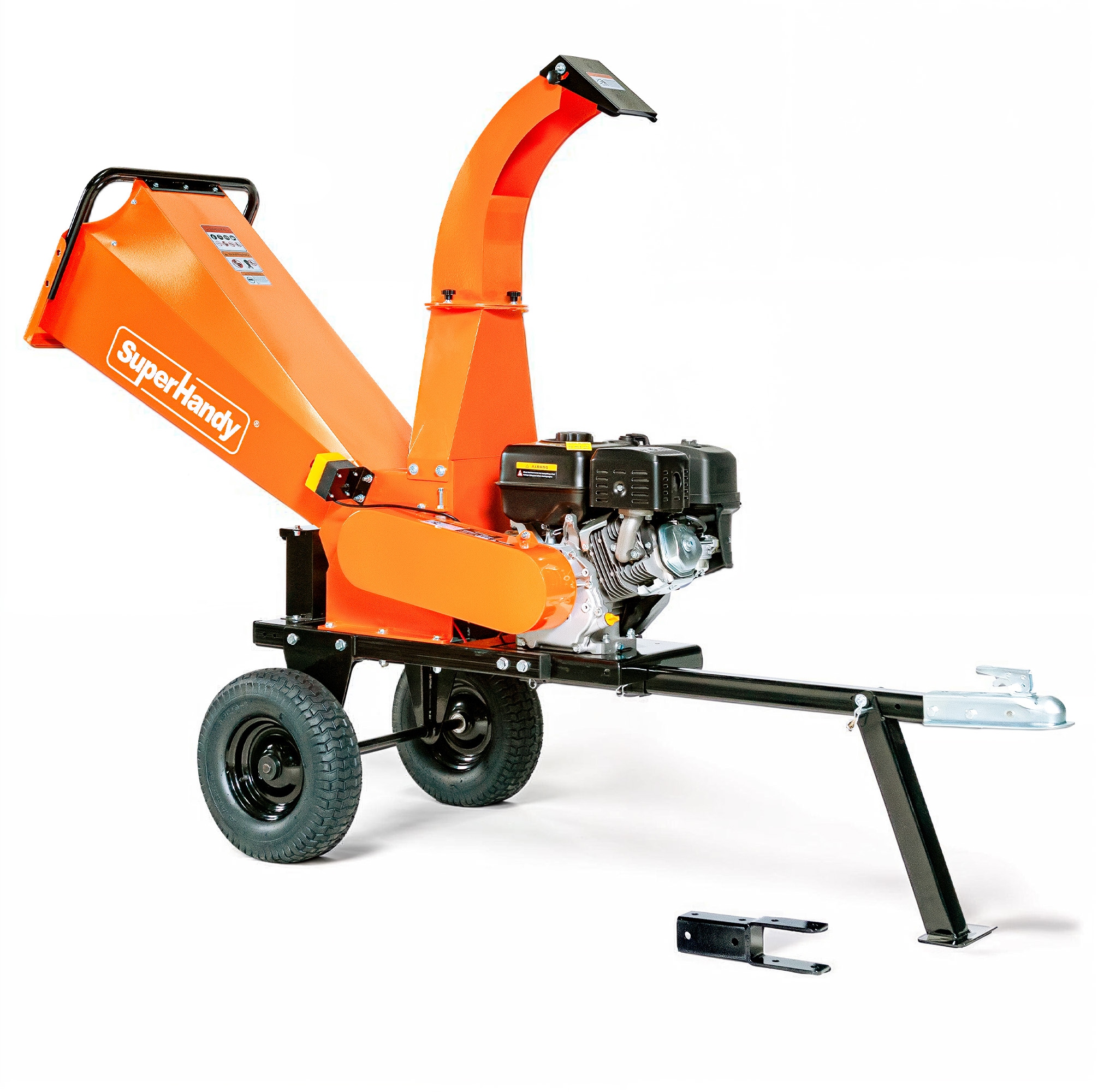 SuperHandy Electric 15 -HP Gas Wood Chipper, 5-in Maximum Branch Diameter