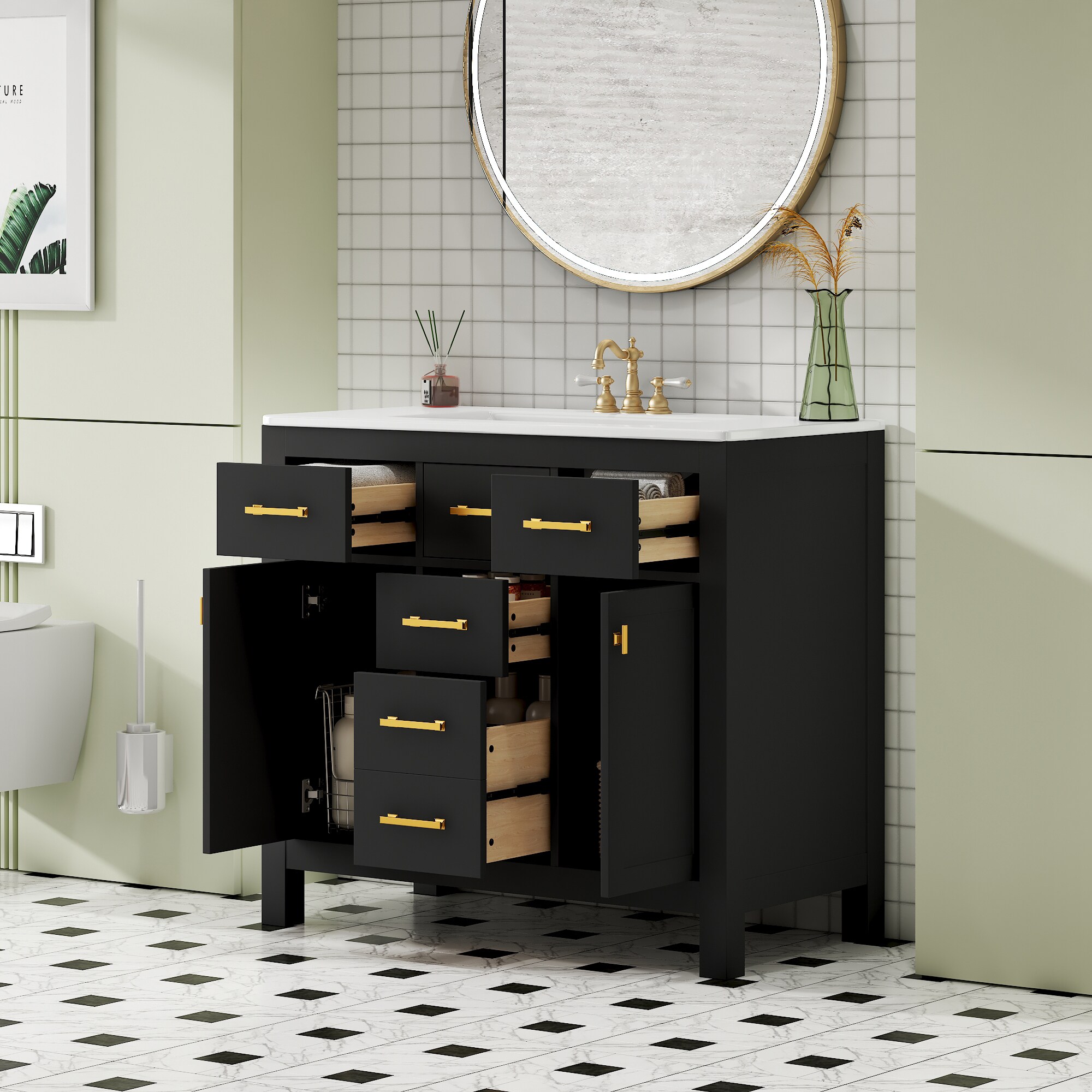 AAZJ 710-N710P247494B Bath-Vanity-Combo - View #4