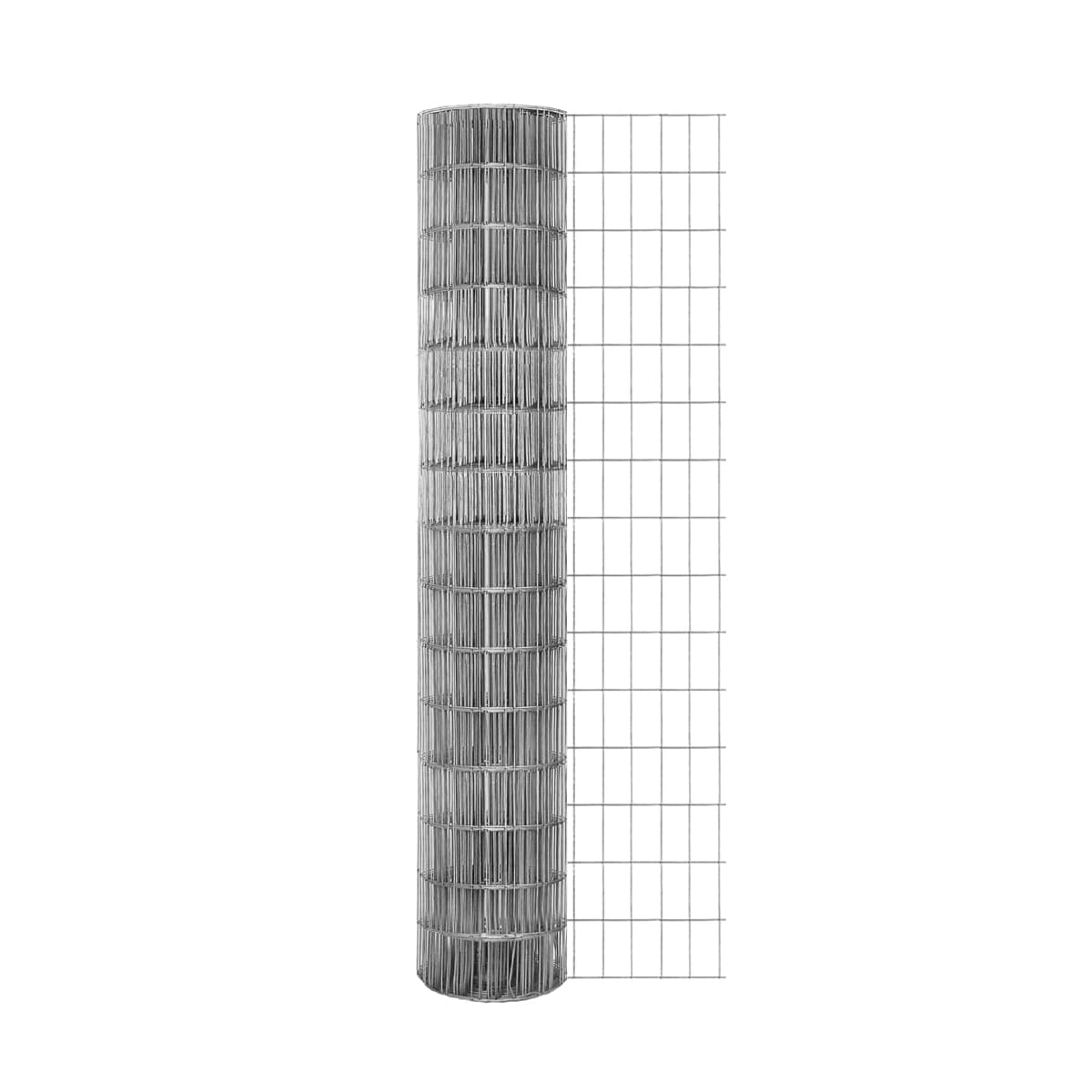 5 ft. L x 24-inch H 23-Gauge Welded Wire Galvanized Steel Netting Fence  with 1/4-inch x 1/4-inch Mesh