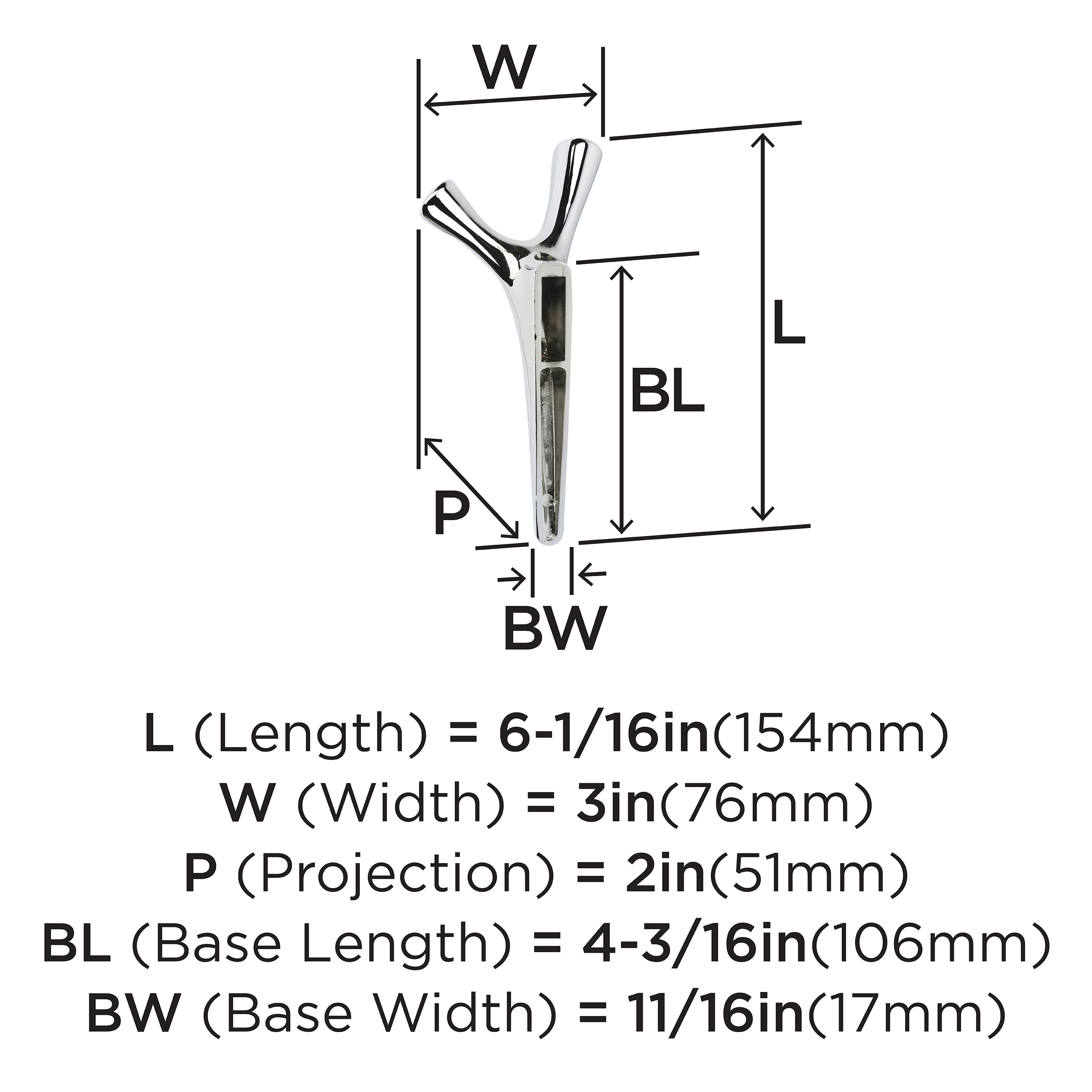 Amerock HBX3701726 Decorative-Wall-Hooks - View #4