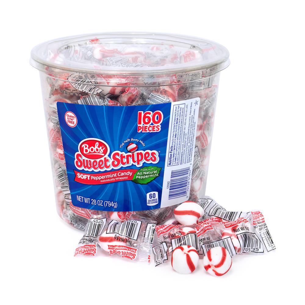 Bobs Sweet Stripes Soft Peppermints (61.73 oz., 350 ct.)