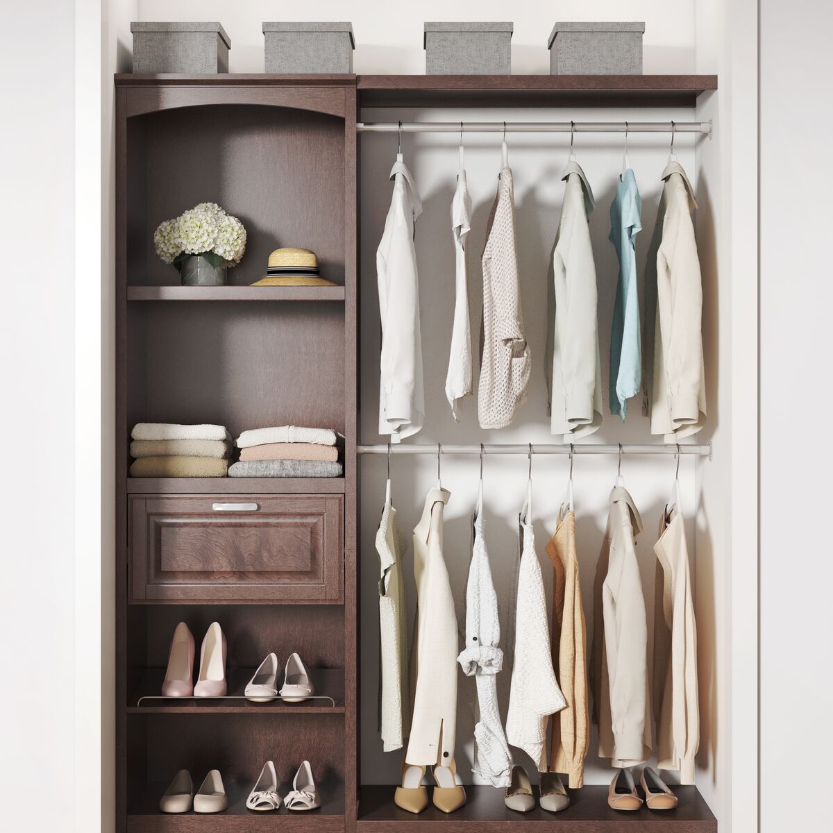 allen + roth LWSCSC Wood-Closet-Kits - View #6