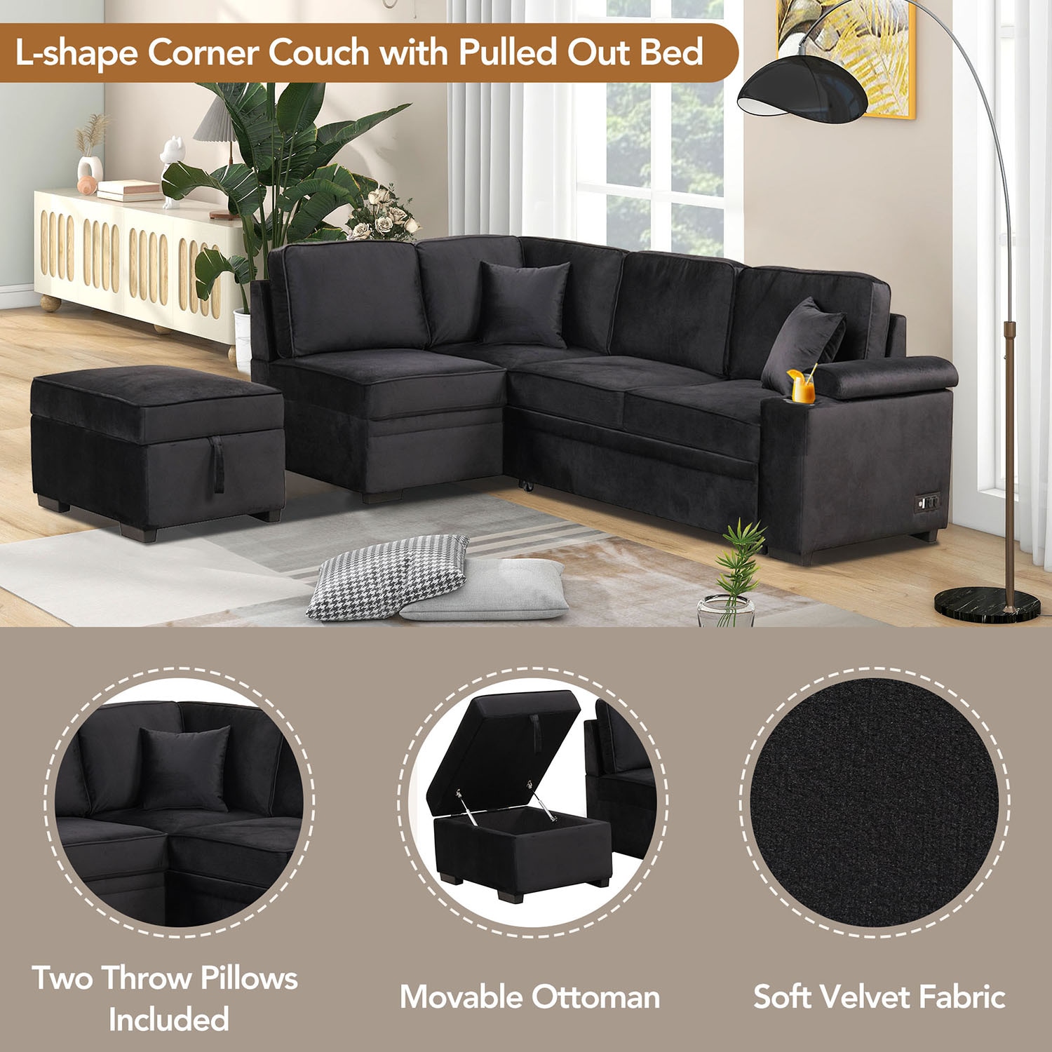SINOFURN SYB900012GY Sofas-Loveseats - View #18