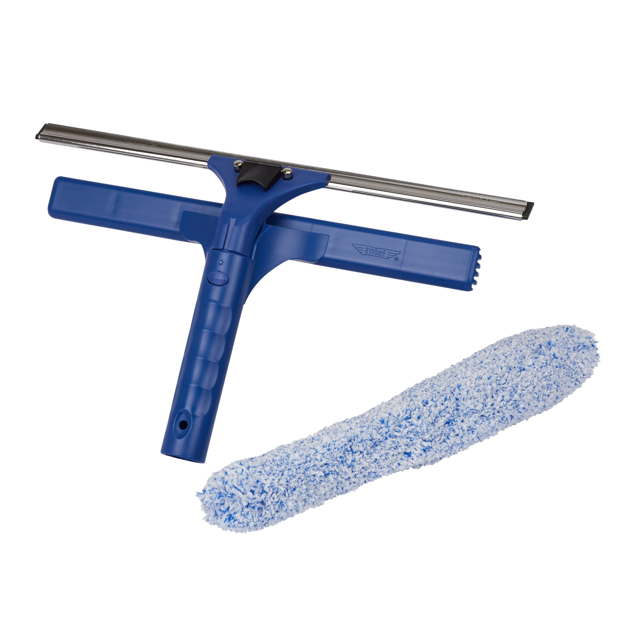 Ettore ProGrip Window Squeegee, 18 inch - Blue, High-Performance, Ergonomic  Cushion Grip, Stainless Steel Handle - Perfect for Windows in the Squeegees  department at