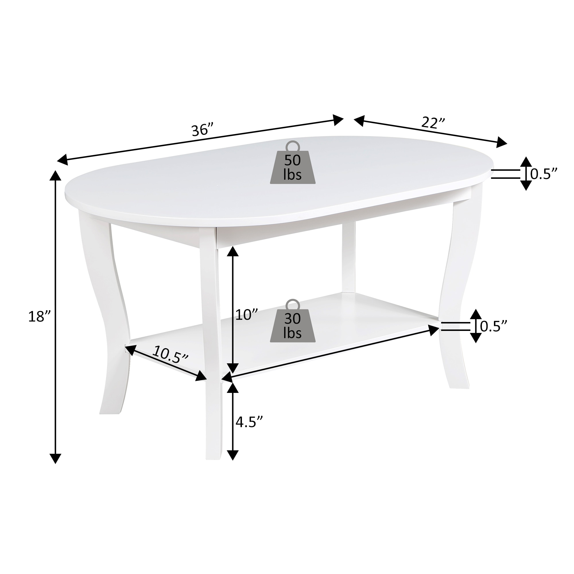 Convenience Concepts R6-446 Coffee-Tables - View #4