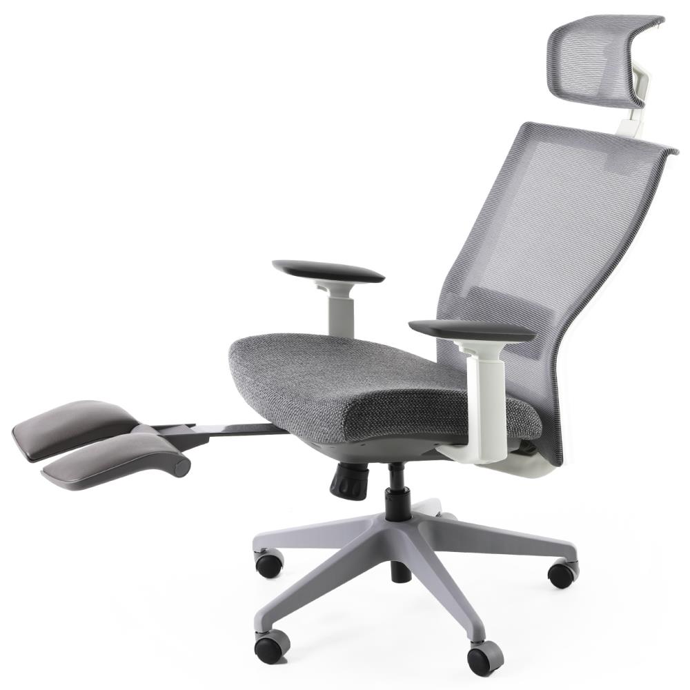 Motostuhl Grey Contemporary Ergonomic, Motostuhl Ergonomic Office Mesh Task Chair With Adjustable Headrest