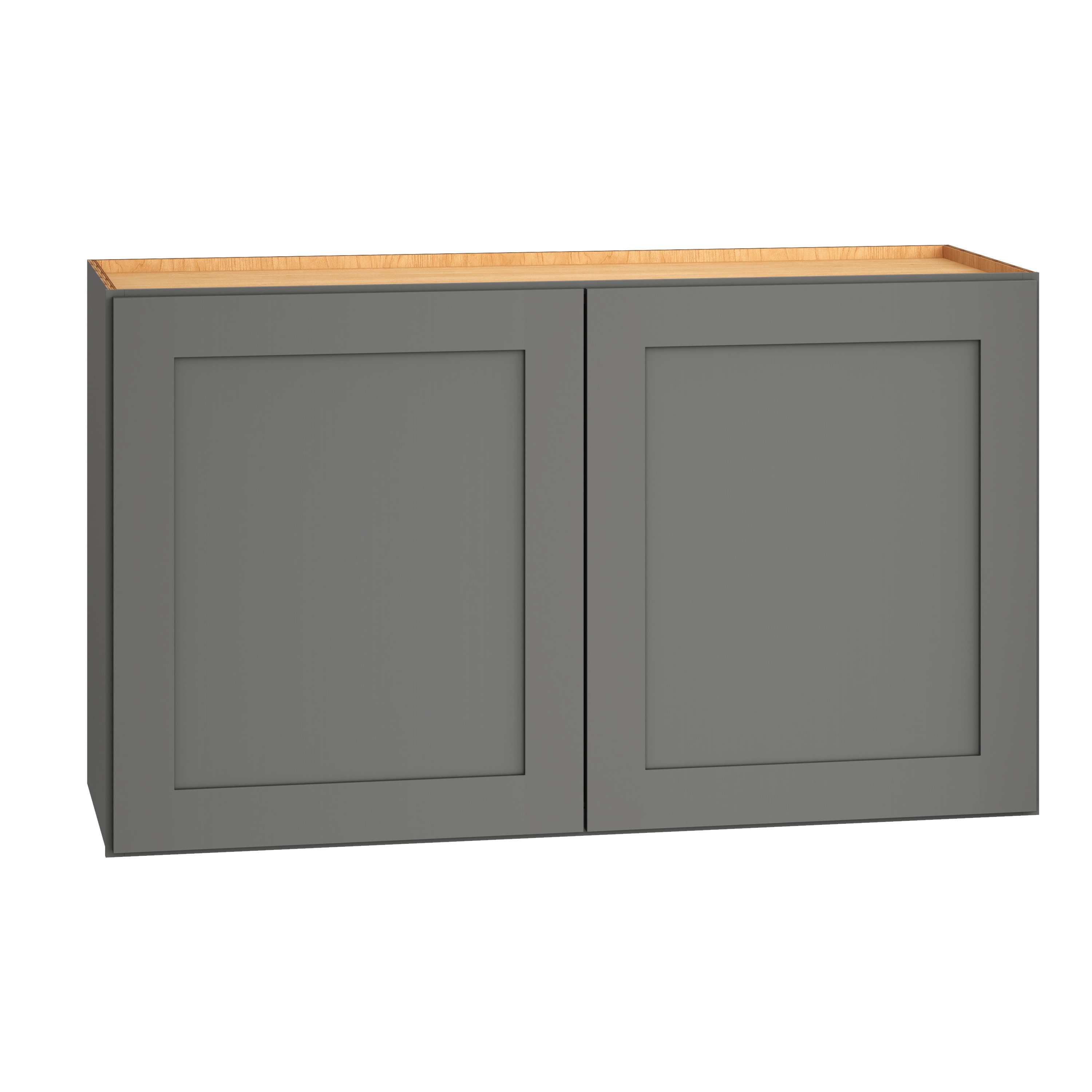 Diamond Express 328 W3621 Jamestown 36-in W x 21-in H x 12-in D Moonstone Gray Wall Fully assembled Plywood Cabinet (Recessed Panel Shaker)