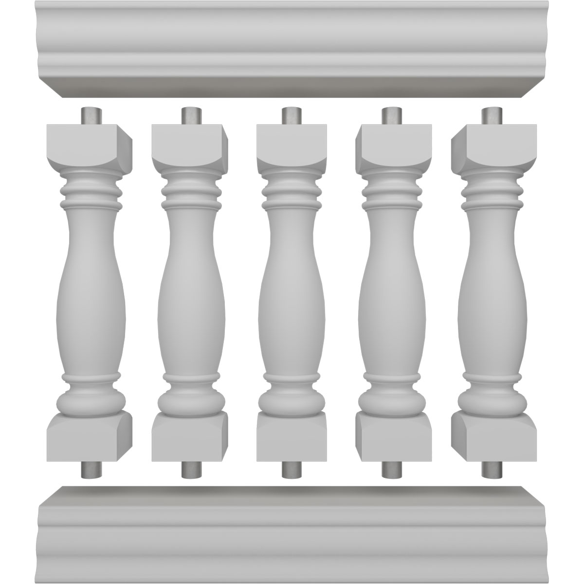 Ekena Millwork BALK38X036EMG railings - View #5