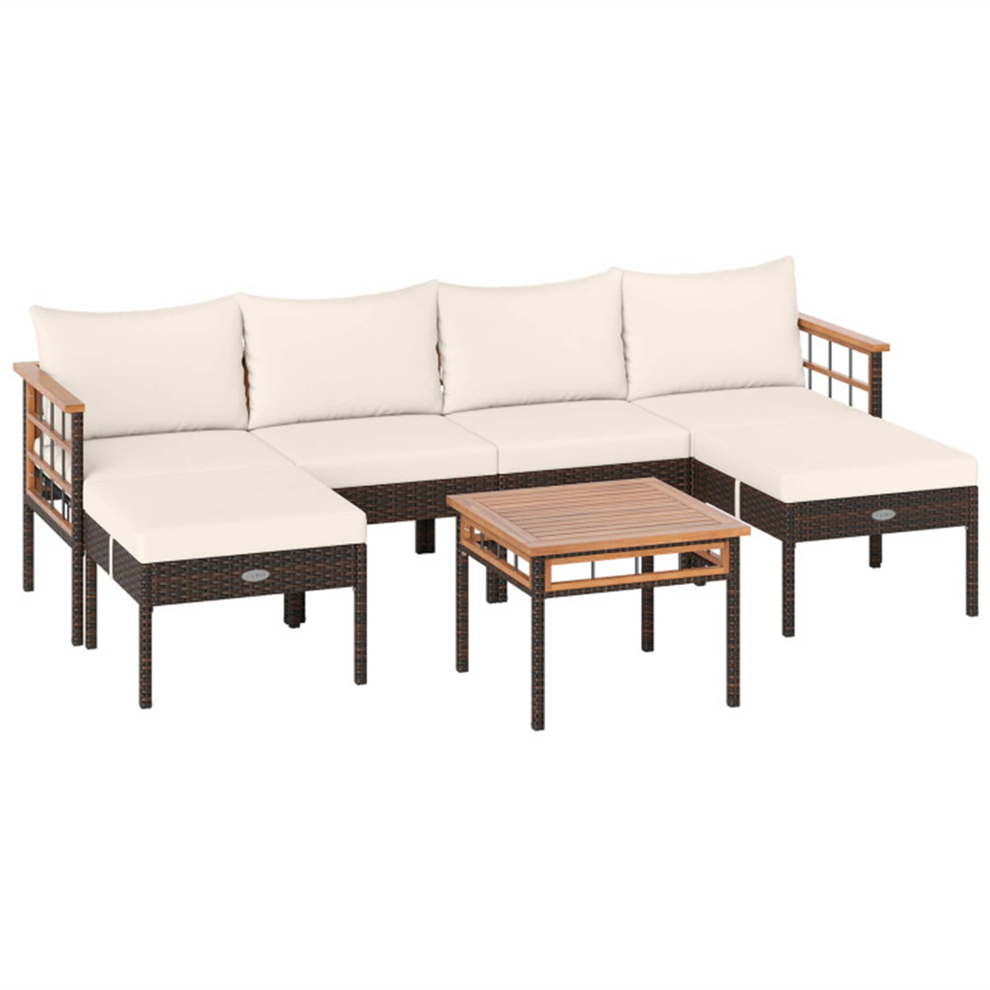 BABOOM BOM-74903WH0-CO Patio-Conversation-Sets - View #2