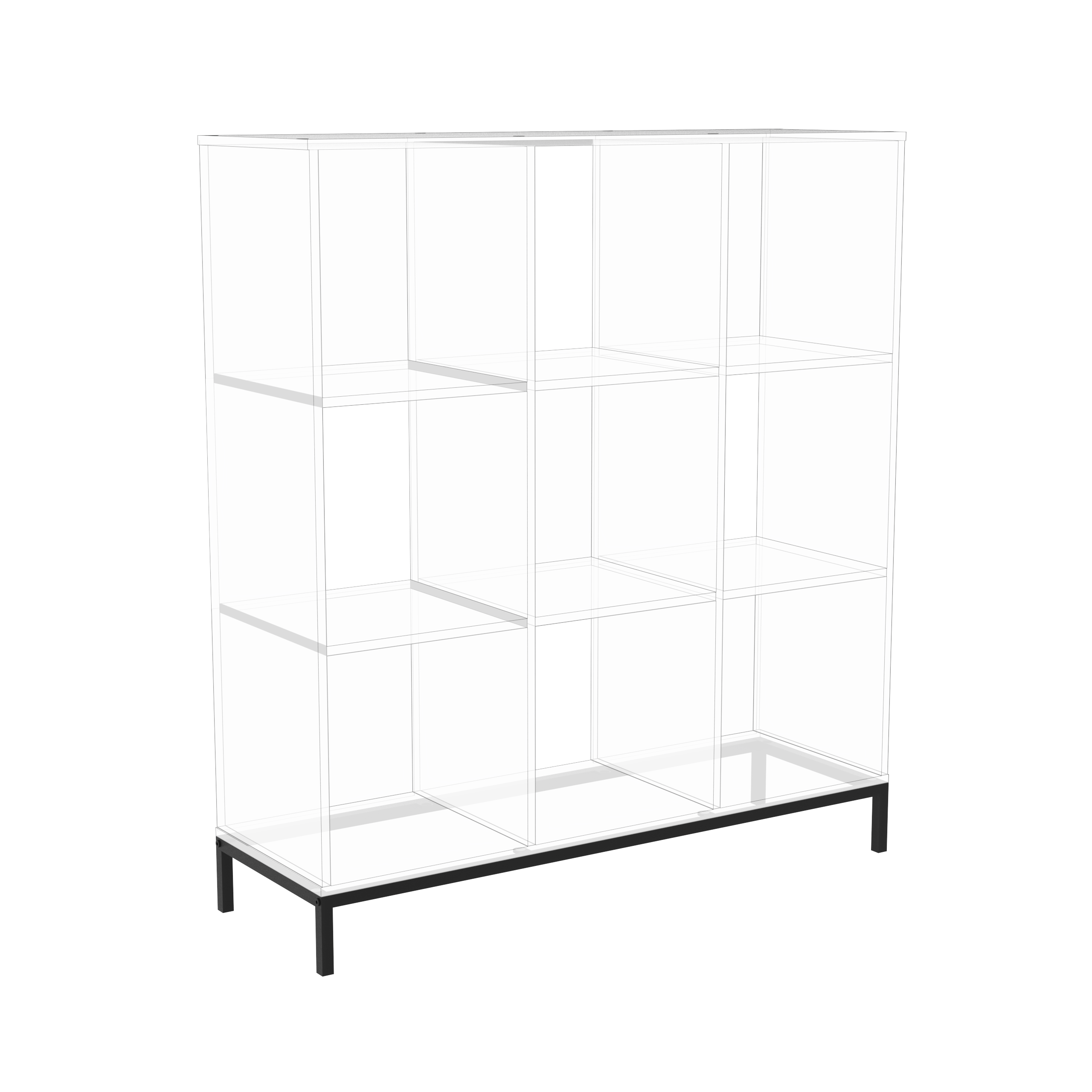 Style Selections 11MTB6-BLK-1-1 Laminate-Storage-Cubes - View #13