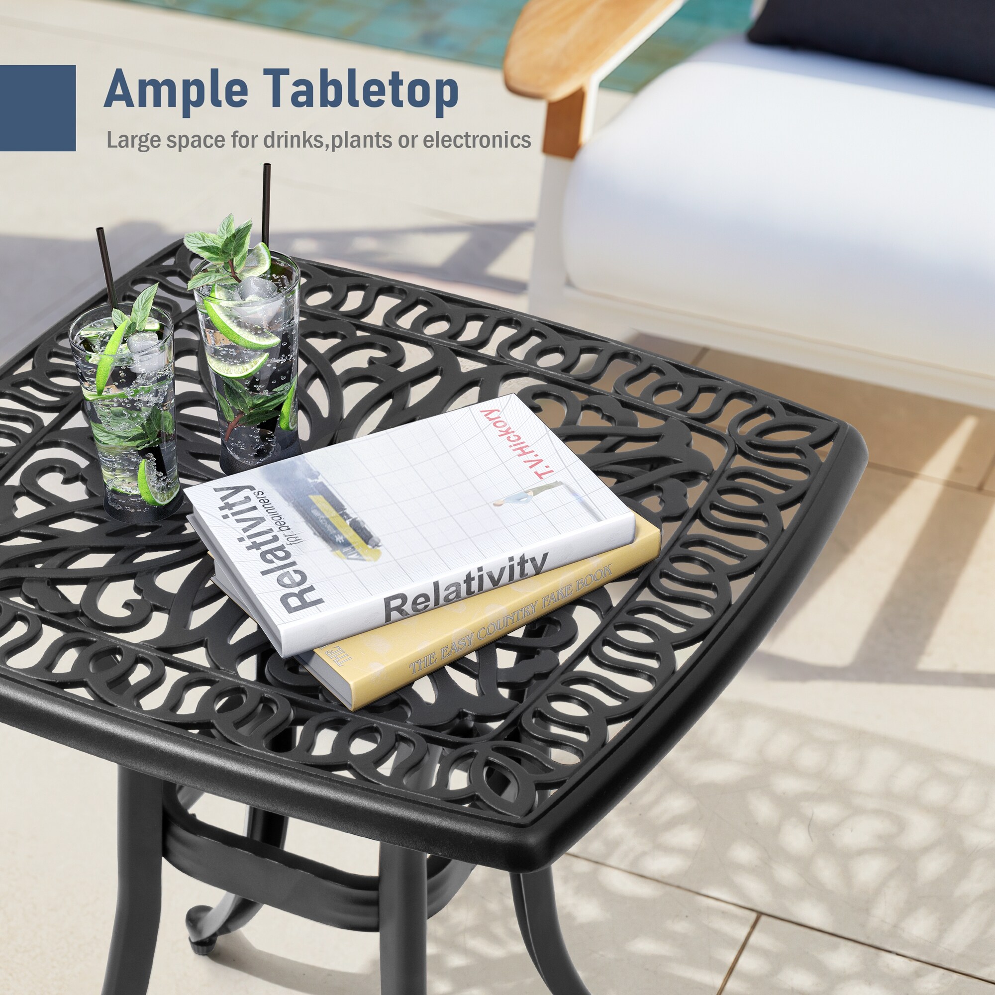 Pellebant ST25-TB044BLK Patio-Tables - View #4